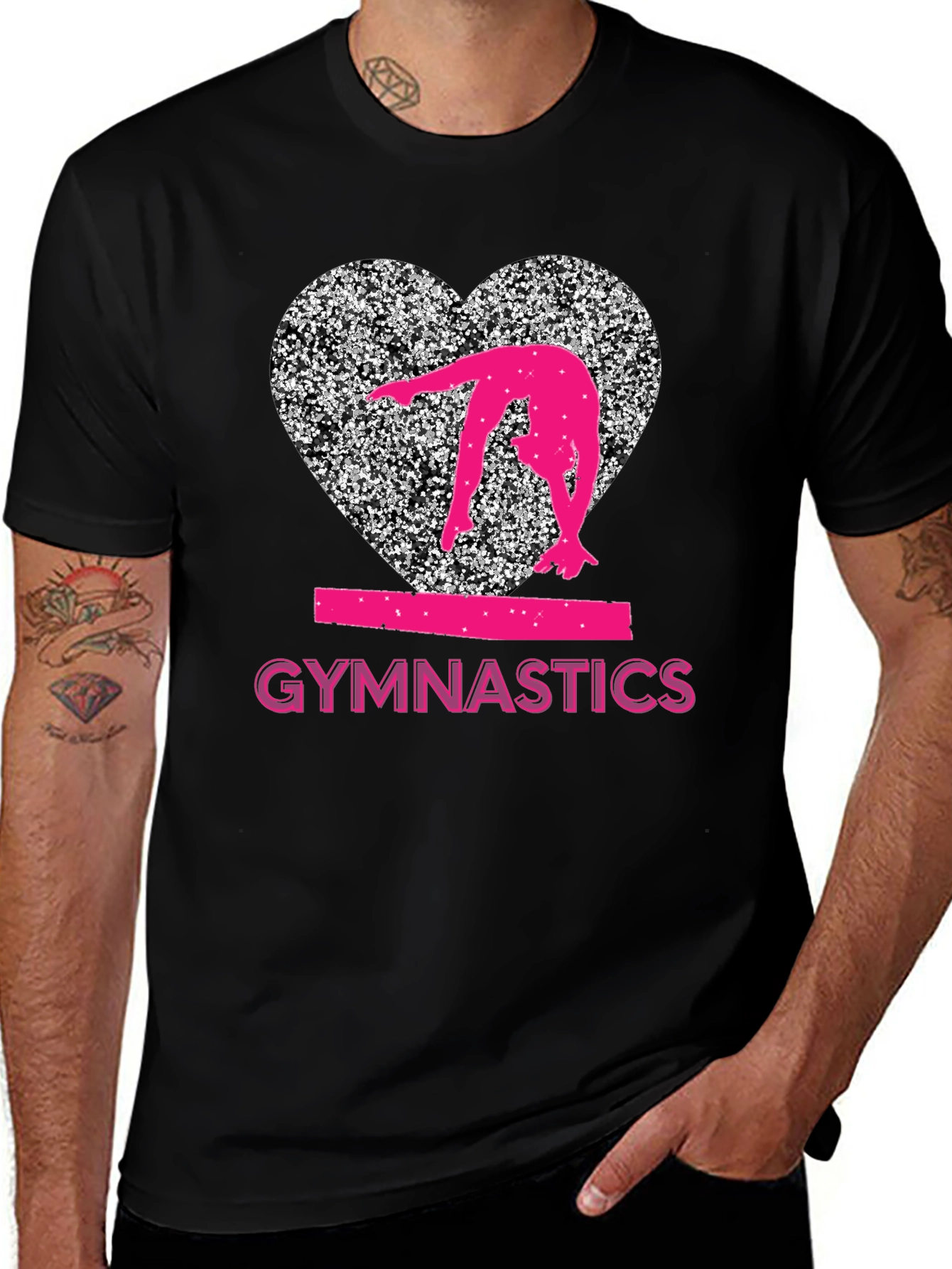 Variant 28 of Gymnastics Heart T-Shirt - Sporty Style