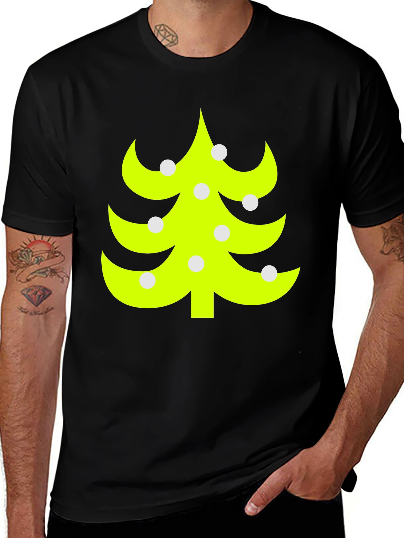 Variant 29 of Festive Christmas Tree Graphic Tee
