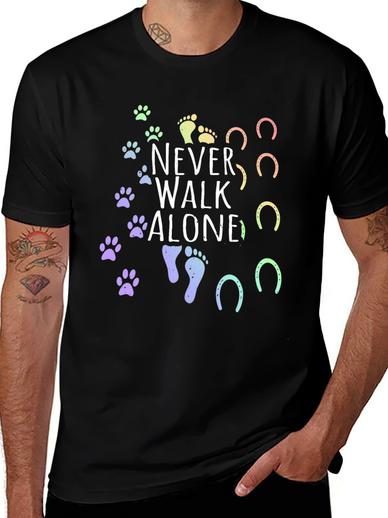 Variant 15 of Never Walk Alone Graphic T-Shirt