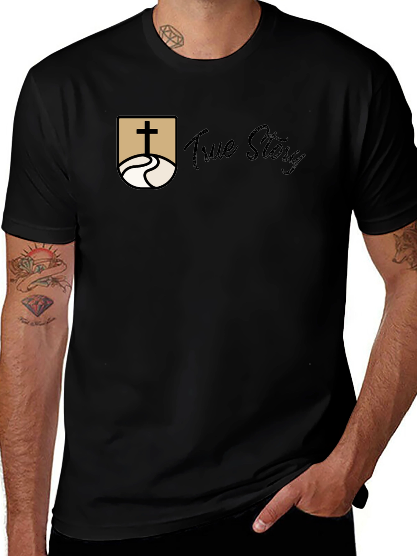 Variant 12 of True Story Christian Graphic T-Shirt