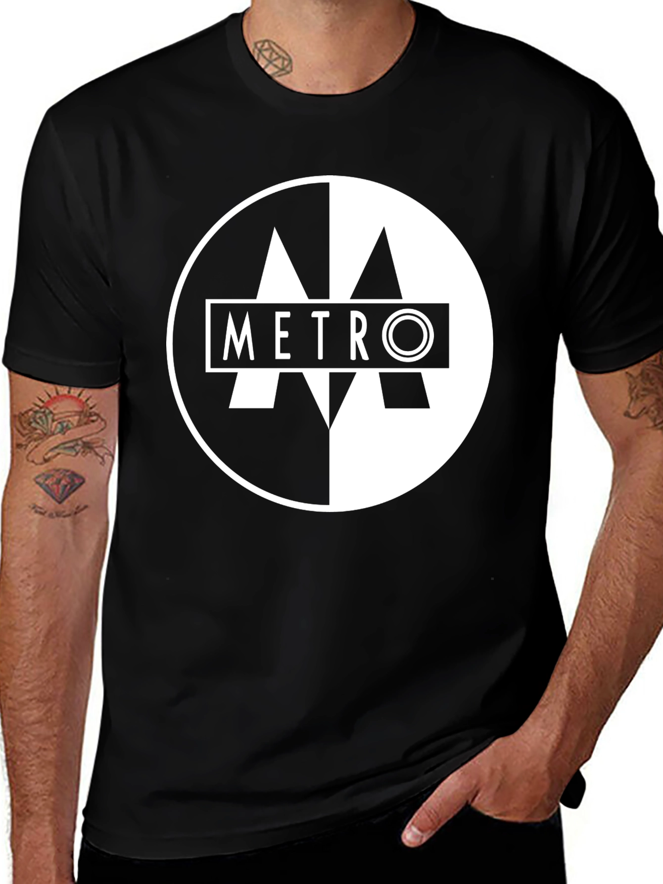 Variant 5 of Metro Graphic T-Shirt - Classic Style