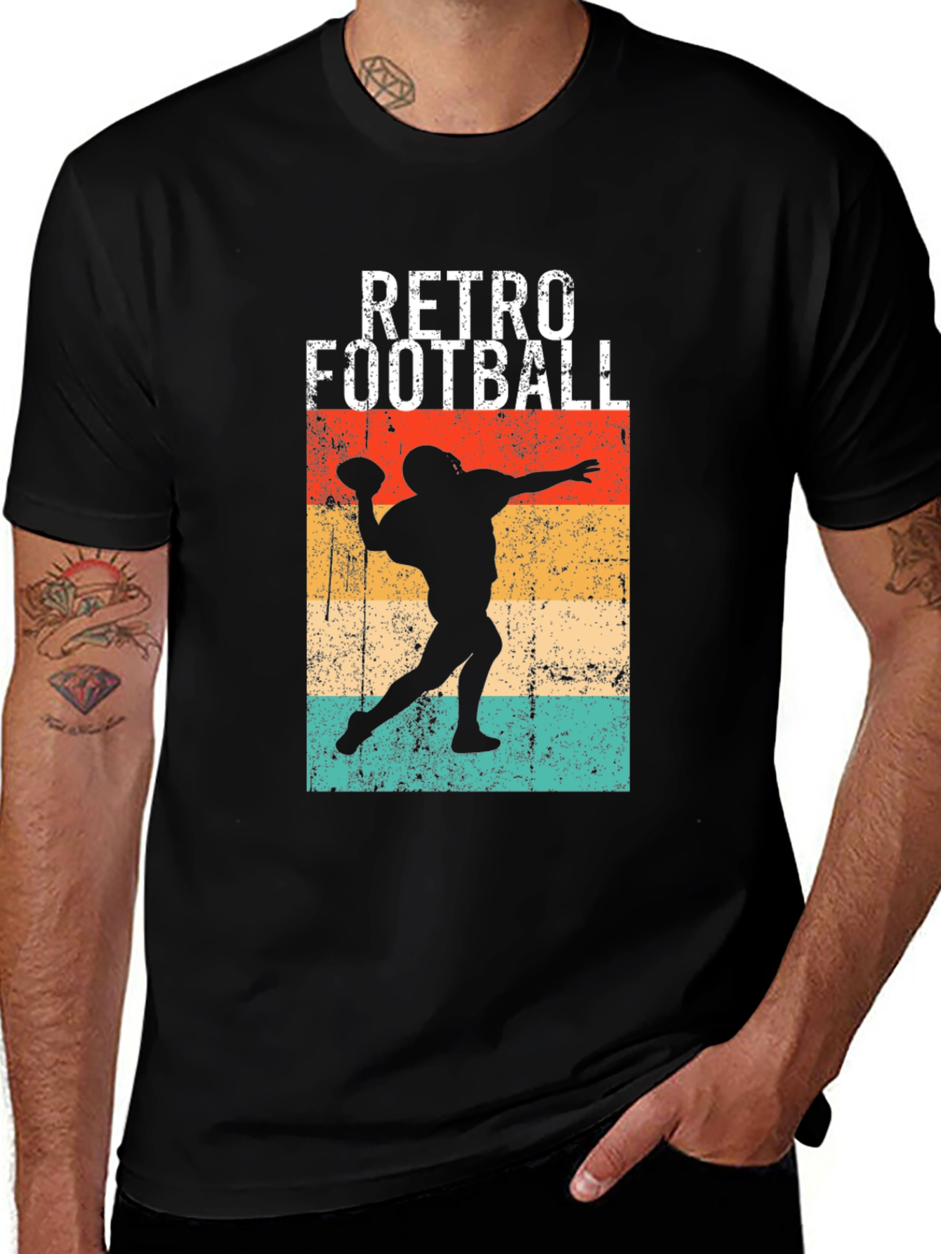 Variant 2 of Retro Football Graphic T-Shirt