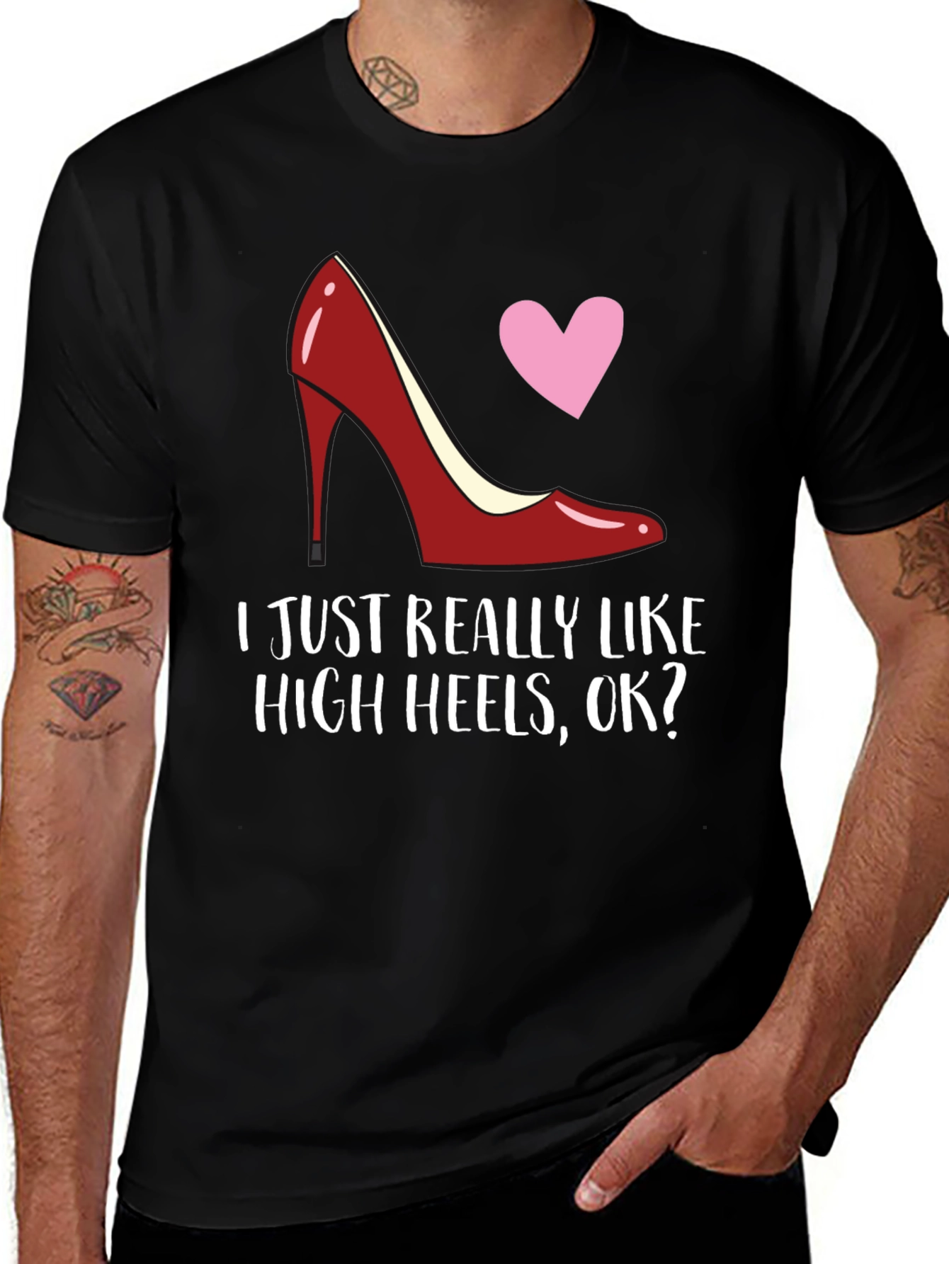 High Heels Lover Graphic Tee -  Stylish & Trendy