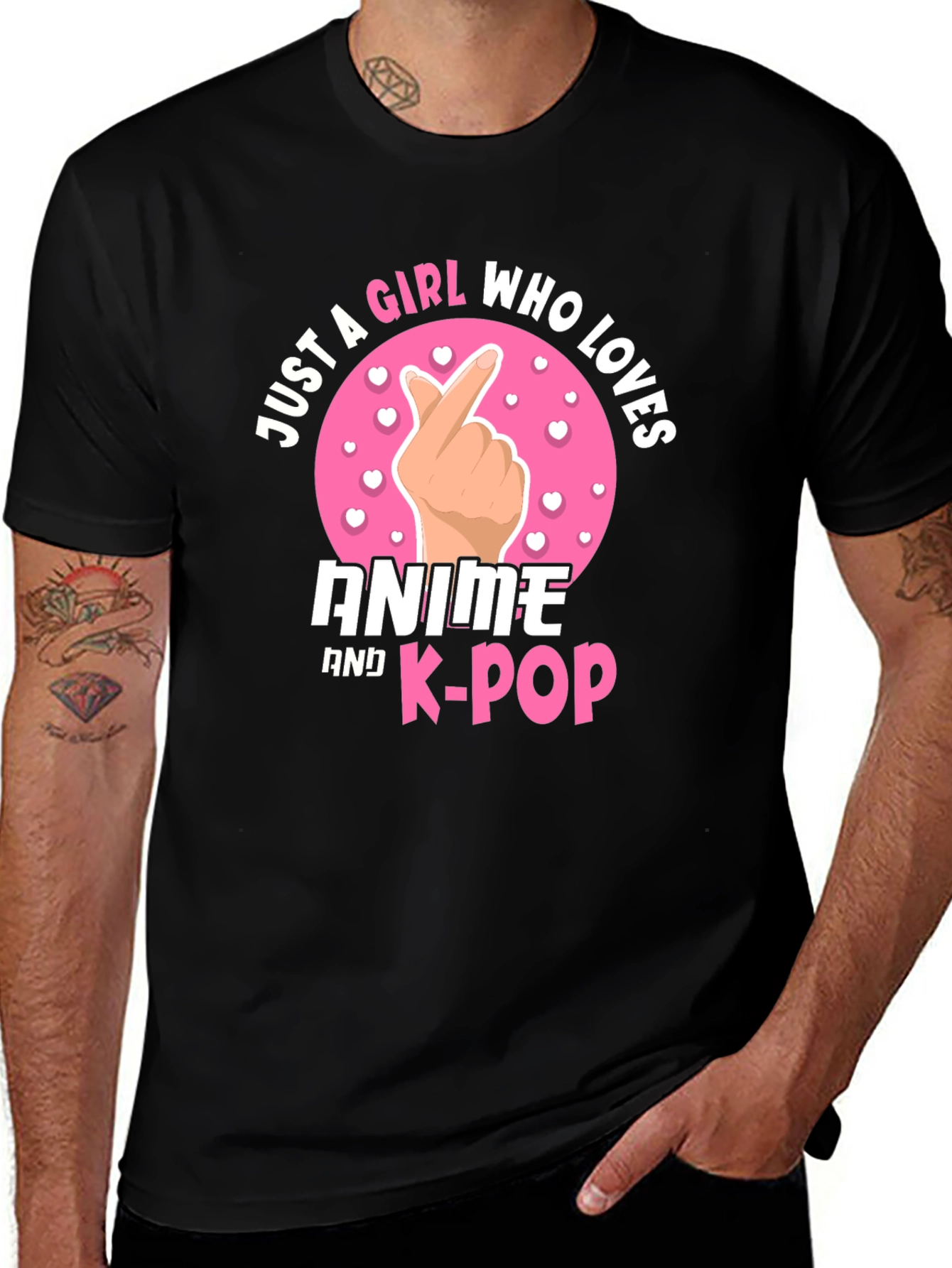 Variant 7 of Anime & K-Pop Lover Graphic Tee