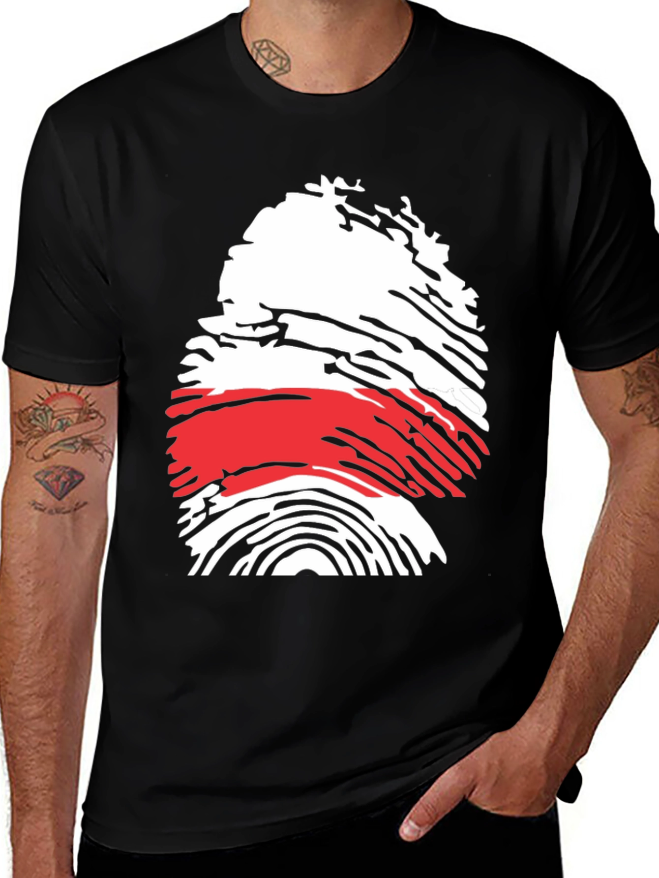 Belarus Fingerprint Flag T-Shirt