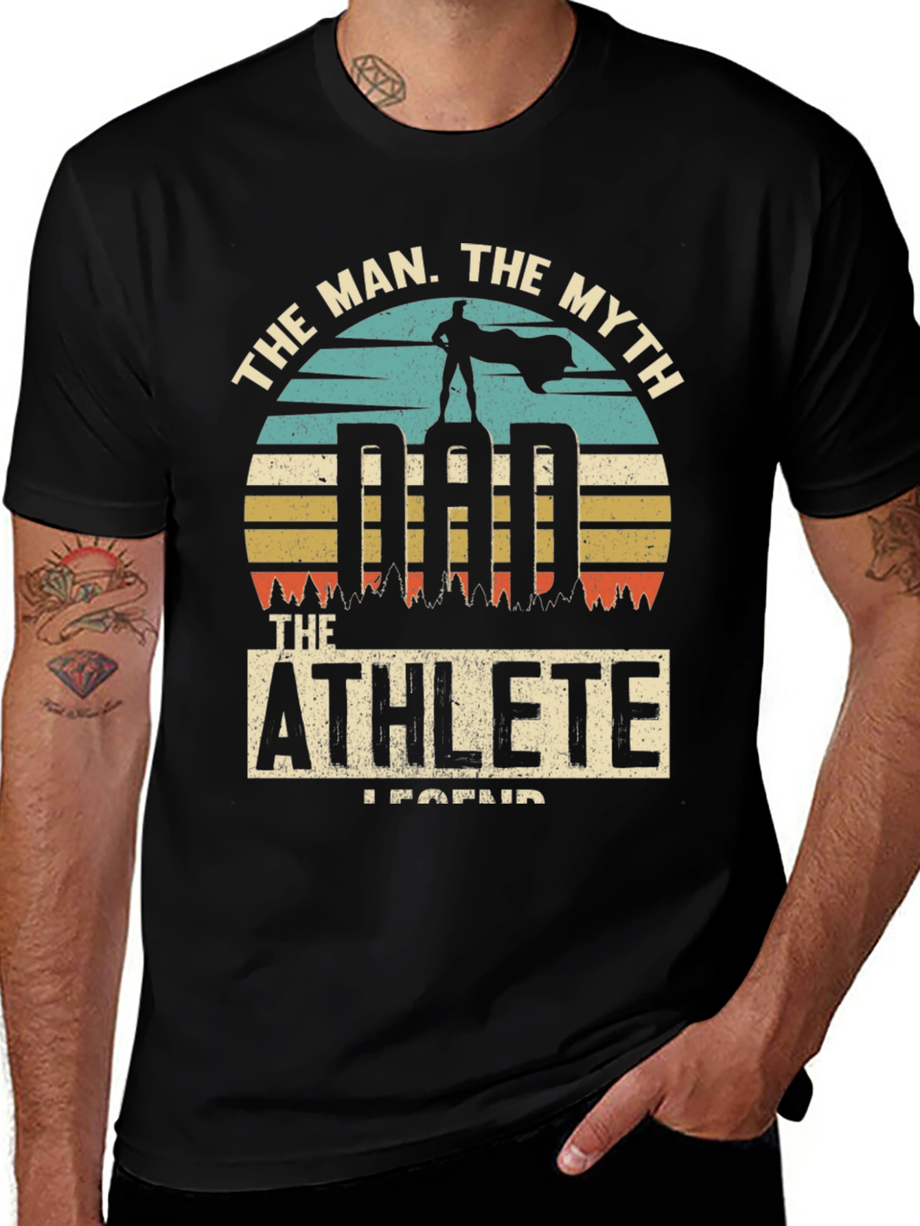 Variant 19 of The Man, The Myth, Dad Athlete T-Shirt