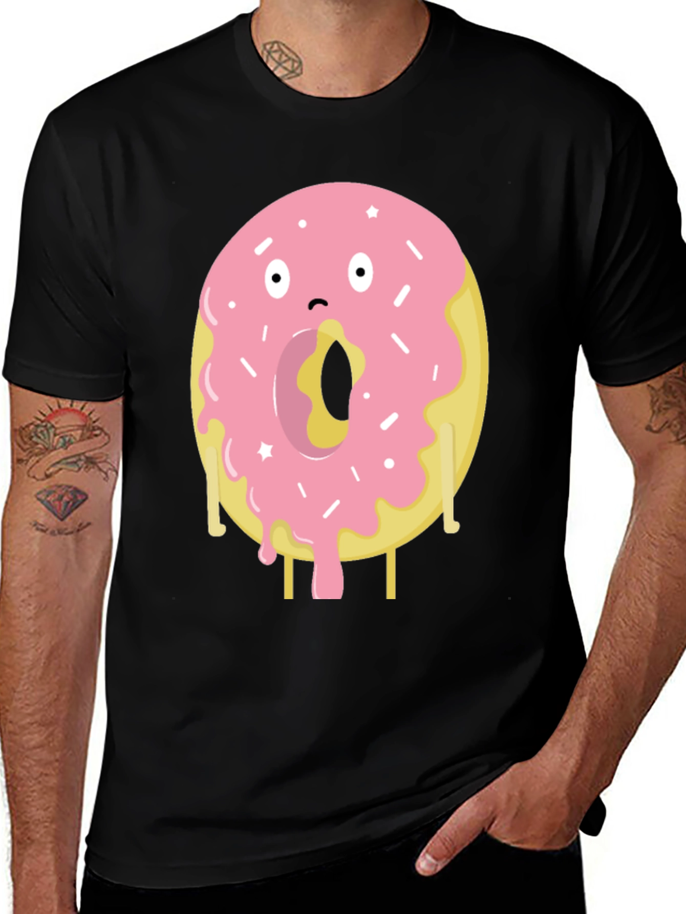 Variant 16 of Funny Donut T-Shirt - Glazed & Confused