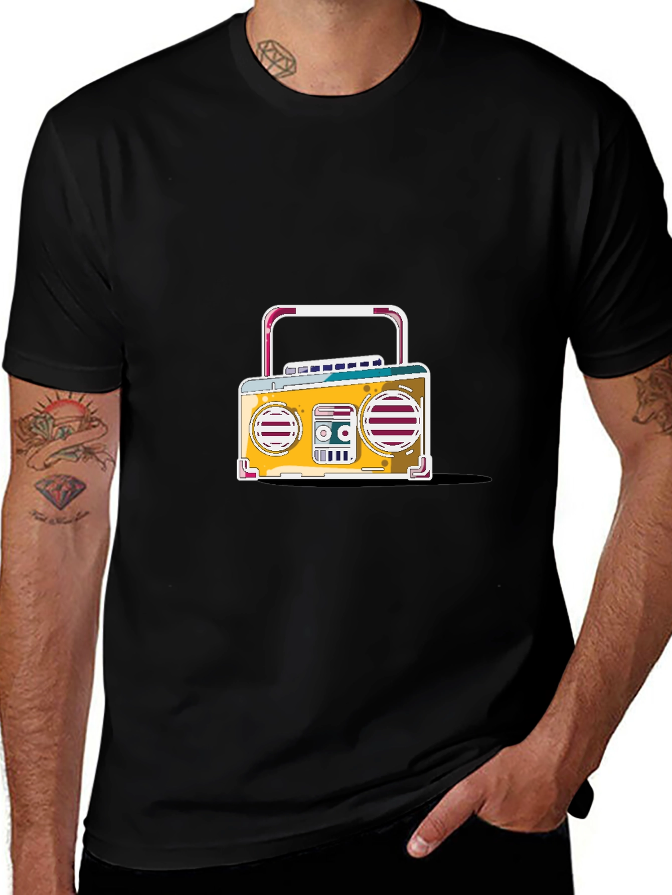 Variant 9 of Retro Radio Graphic T-Shirt