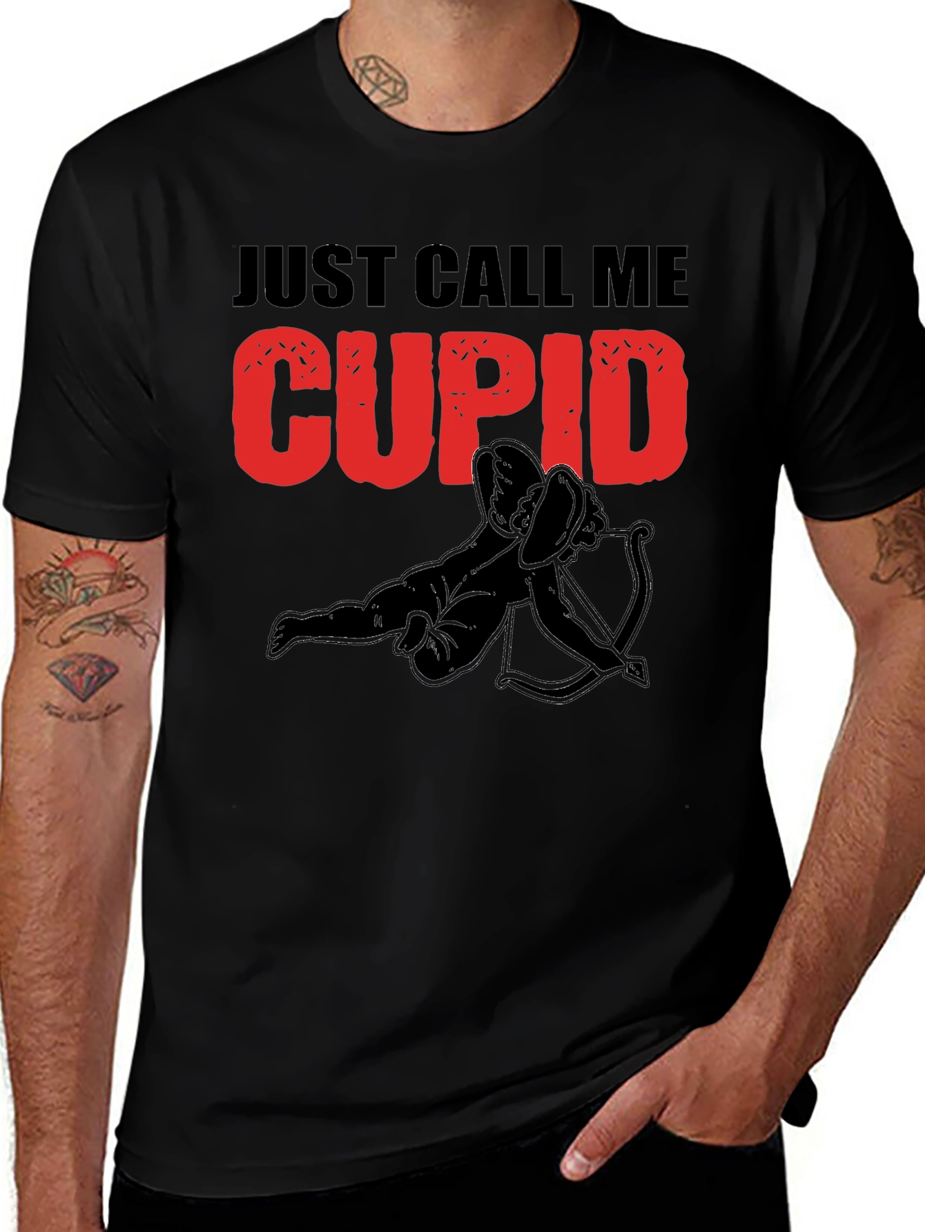 Variant 14 of Just Call Me Cupid Valentine's Day T-Shirt