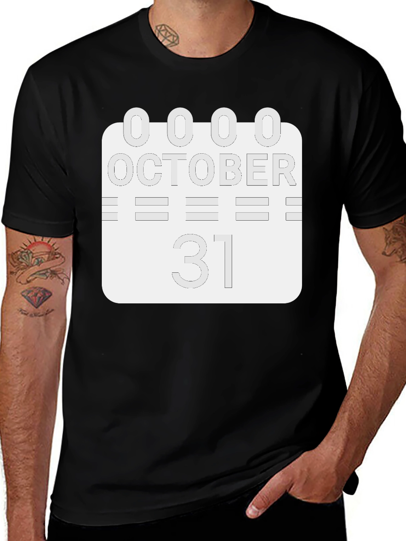 October 31st Calendar T-Shirt - Halloween Ready!