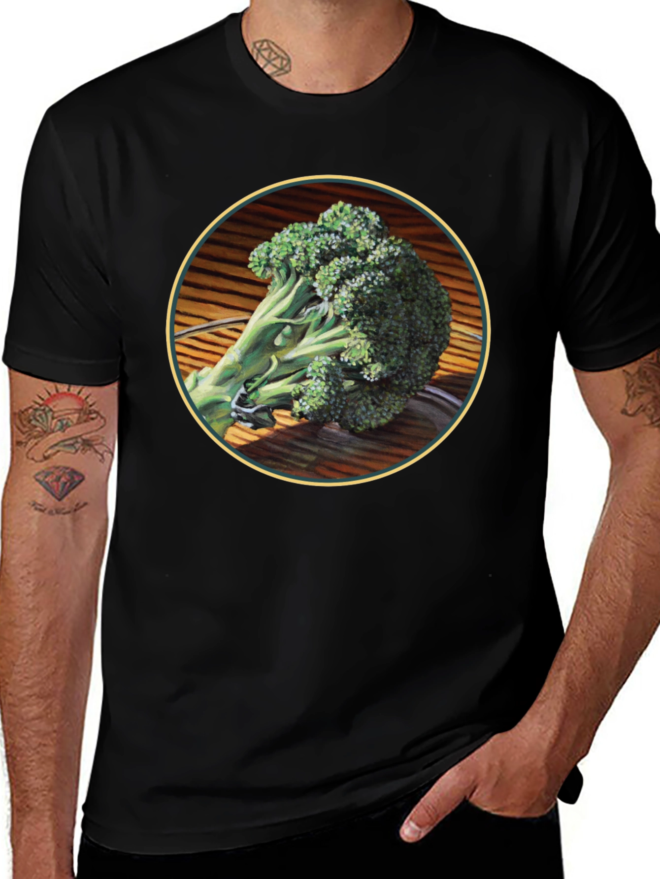 Variant 8 of Broccoli Graphic Tee - Fresh Vegetable Design