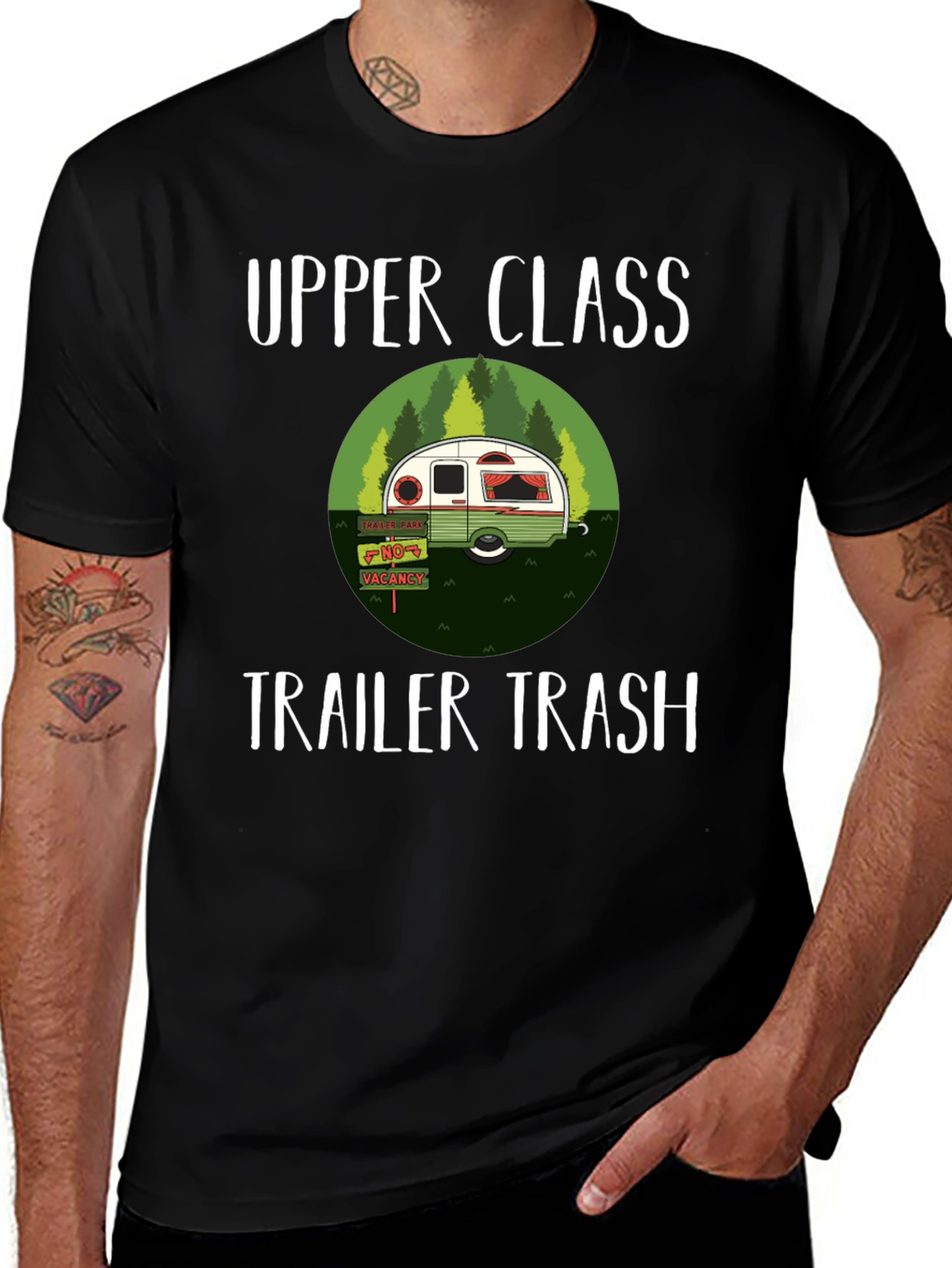 Upper Class Trailer Trash Graphic Tee