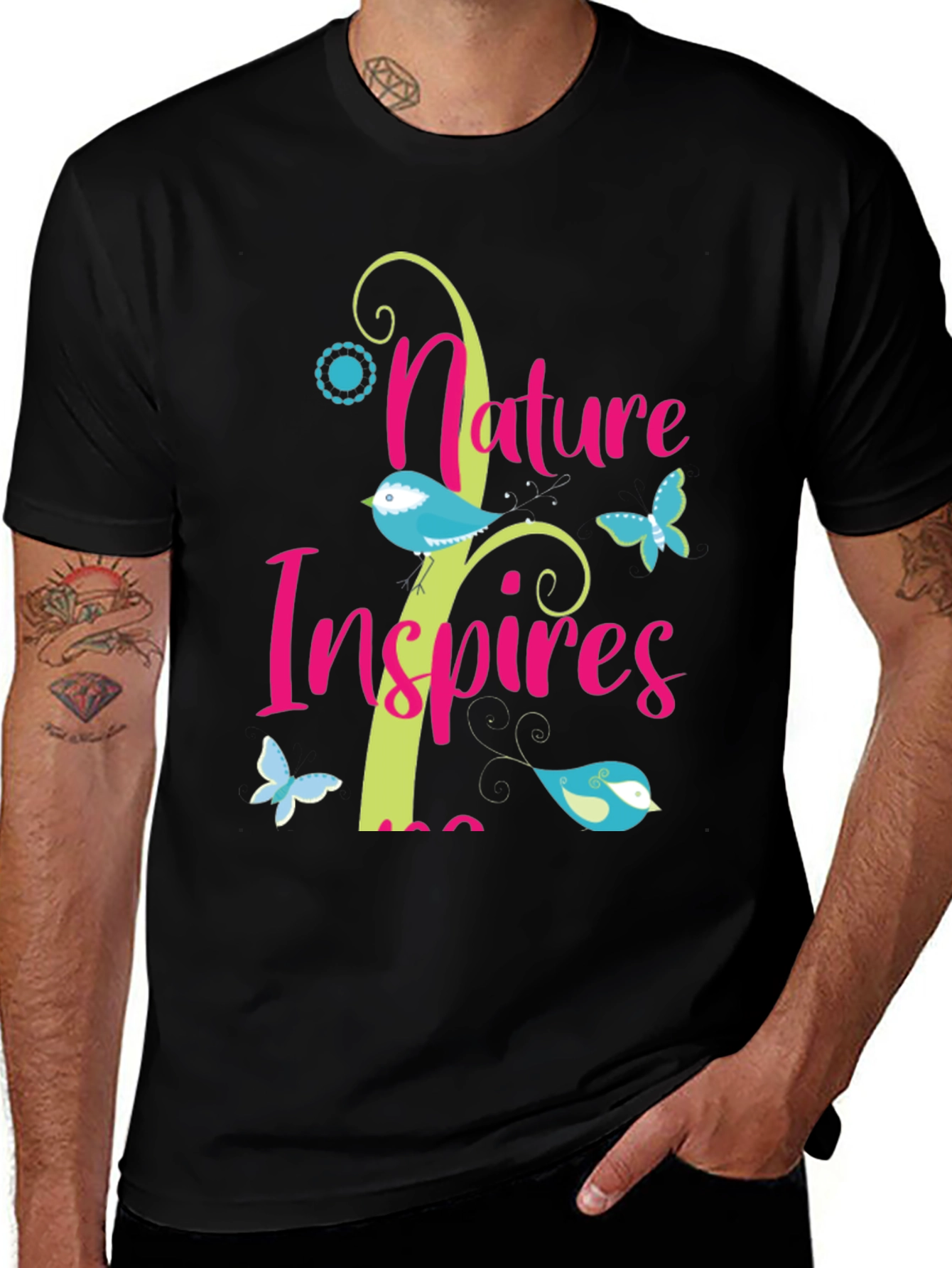 Variant 14 of Nature Inspires Graphic T-Shirt