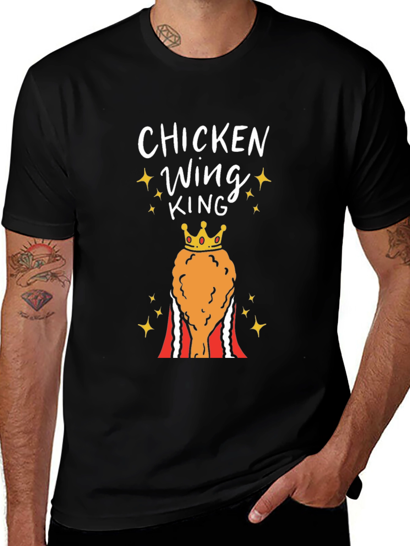 Variant 8 of Chicken Wing King T-Shirt