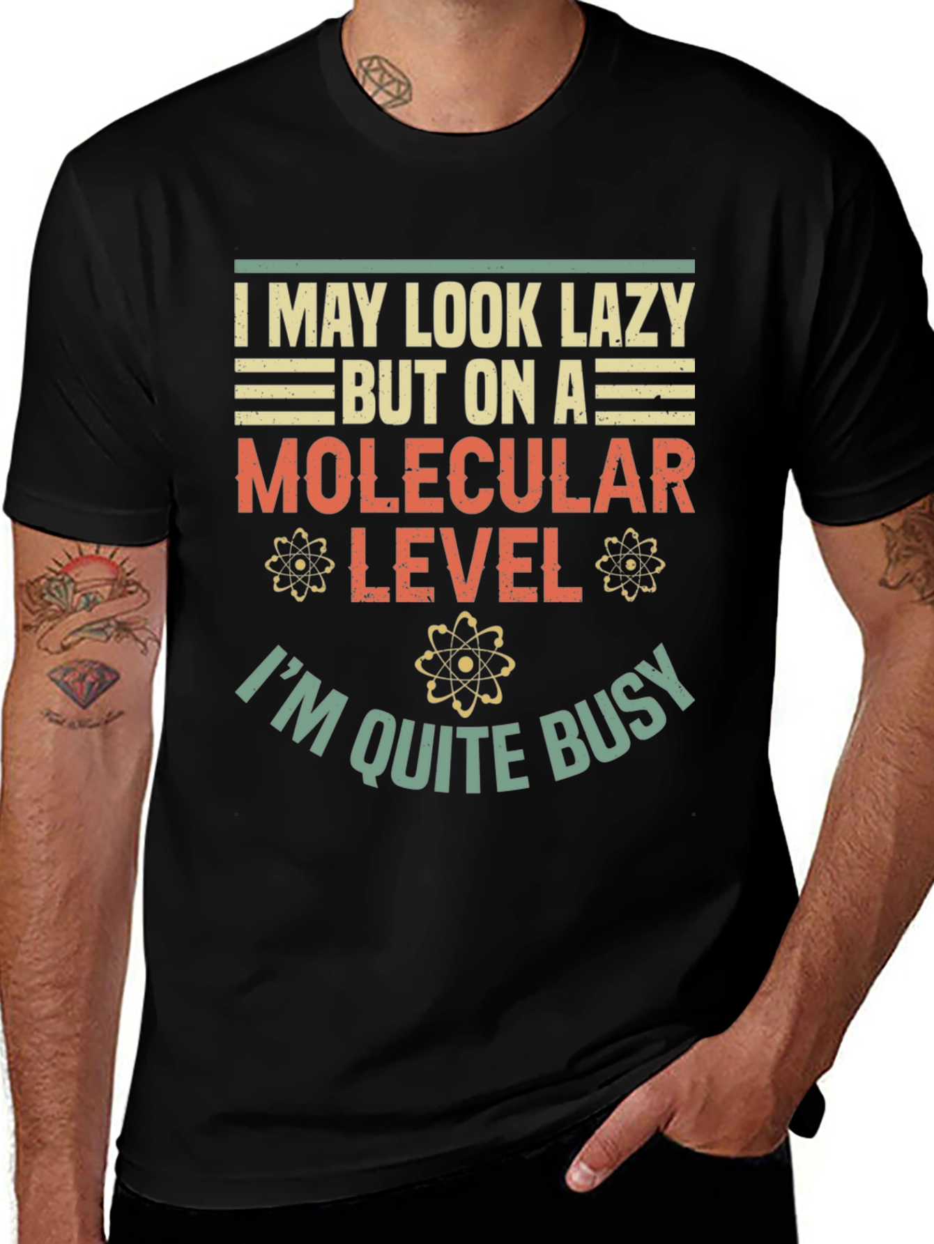 Molecular Level Busy T-Shirt