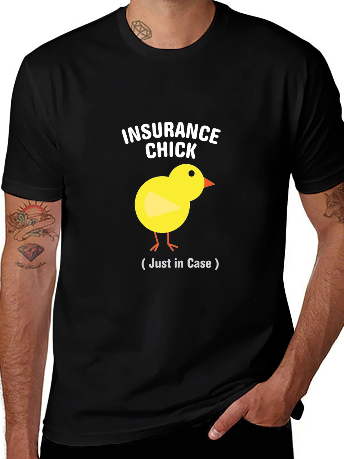 Variant 25 of Insurance Chick T-Shirt - Just in Case