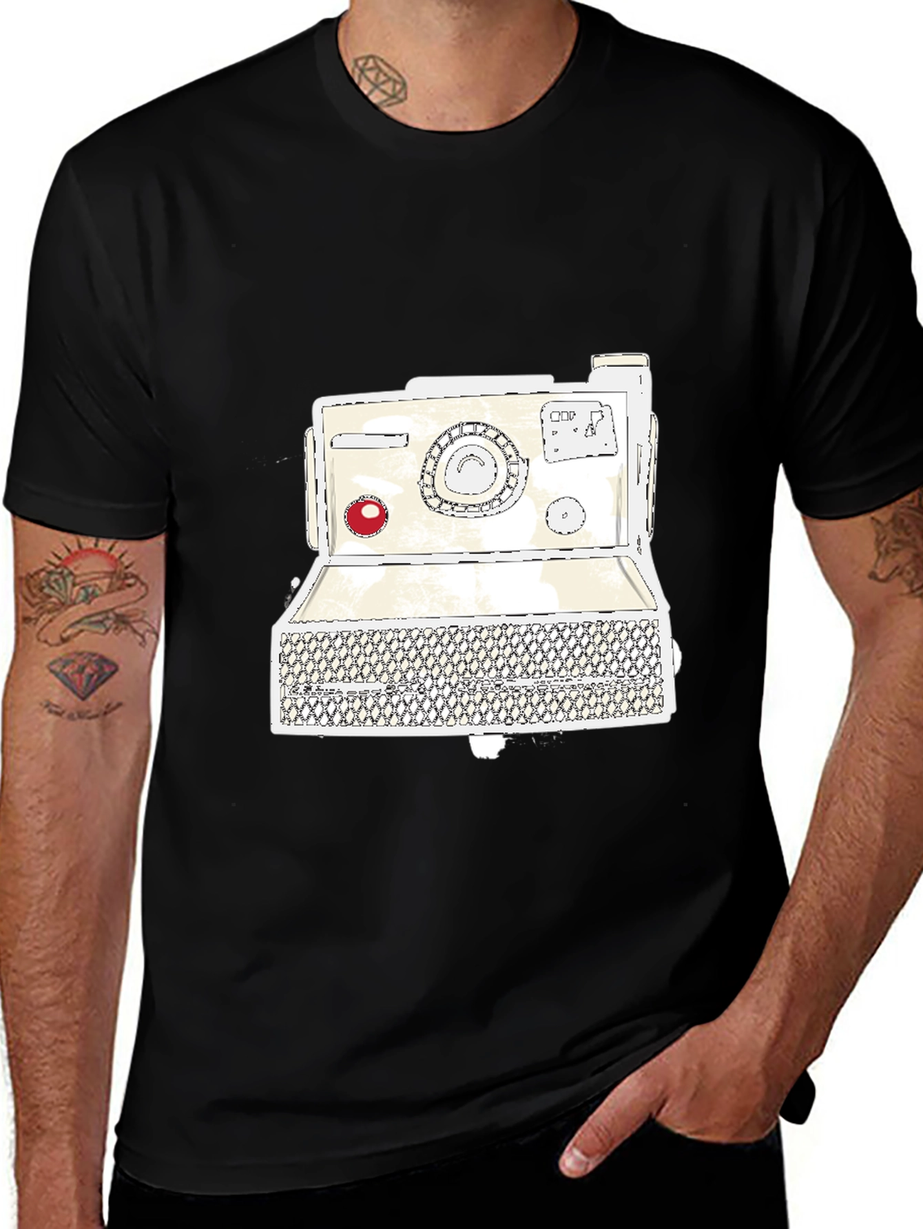 Variant 6 of Vintage Camera Graphic Tee - Retro Style