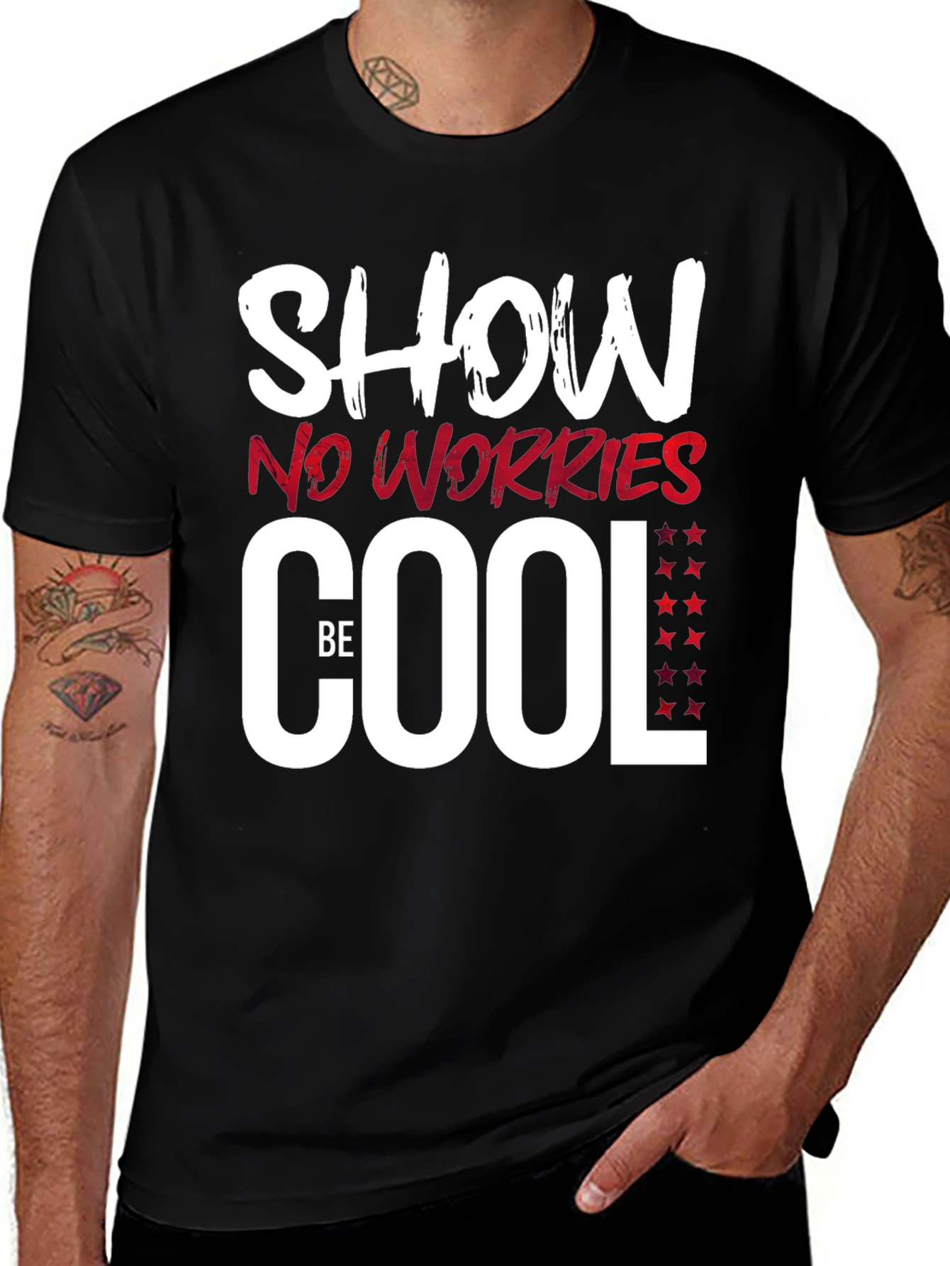 Variant 6 of Show No Worries Be Cool Graphic Tee