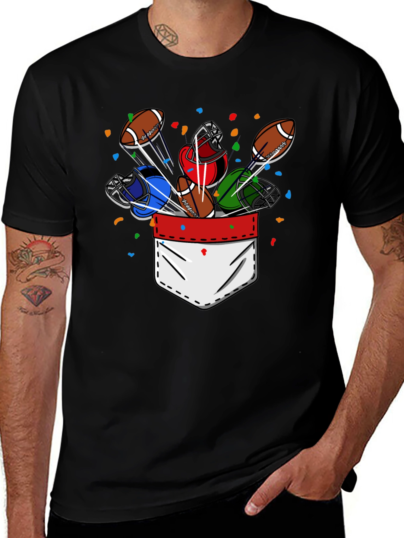 Variant 21 of Football Pocket T-Shirt
