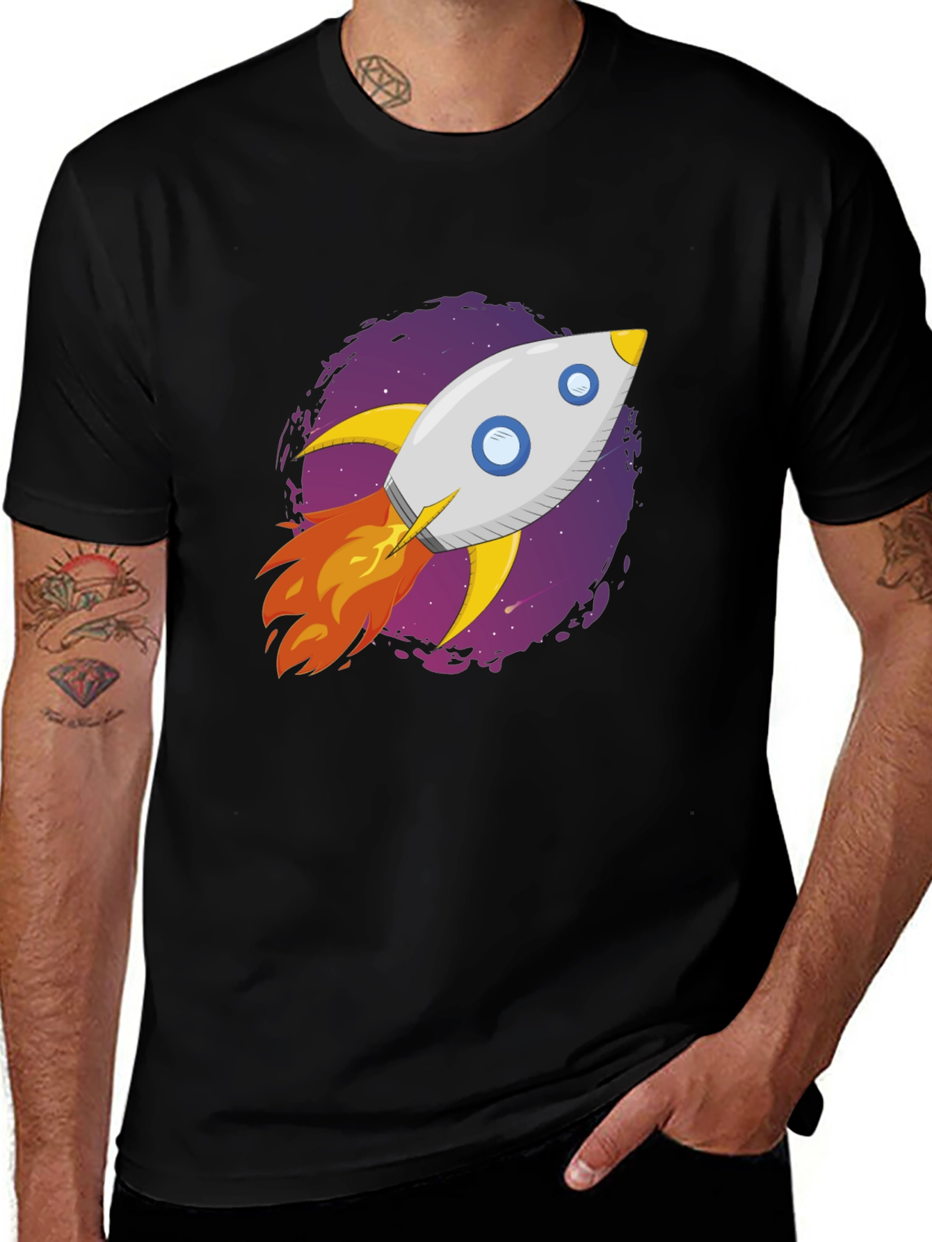 Variant 21 of Rocket Launch T-Shirt - Space Adventure Tee