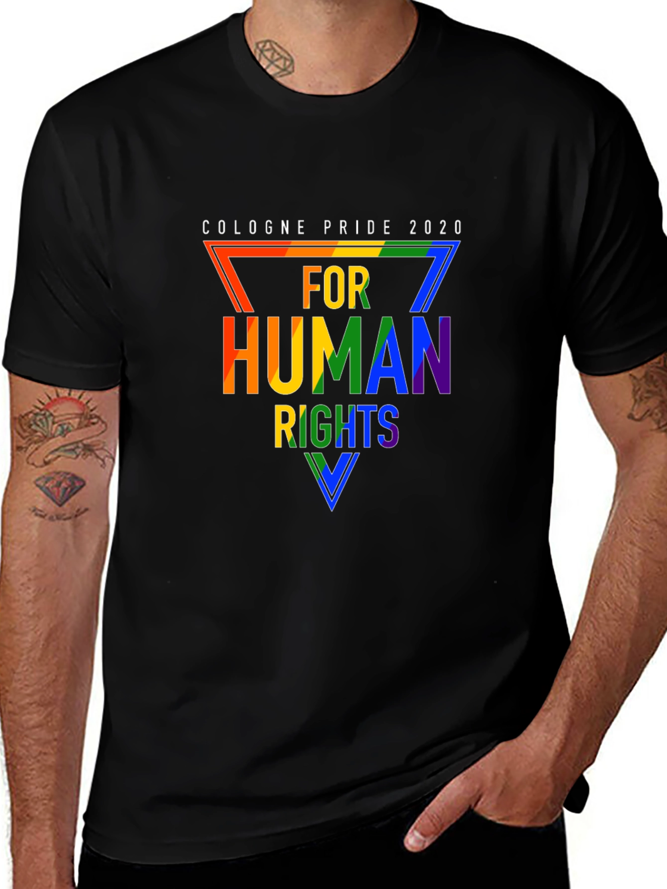 Variant 9 of Cologne Pride 2020 Human Rights T-Shirt