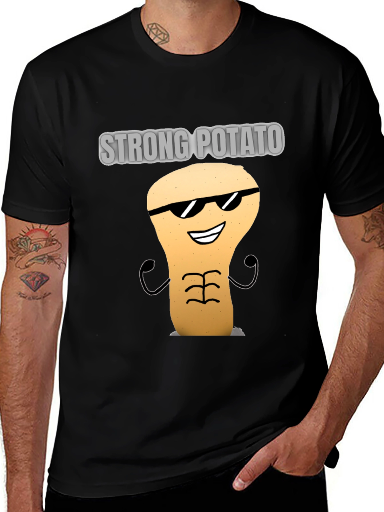 Variant 29 of Strong Potato Graphic T-Shirt