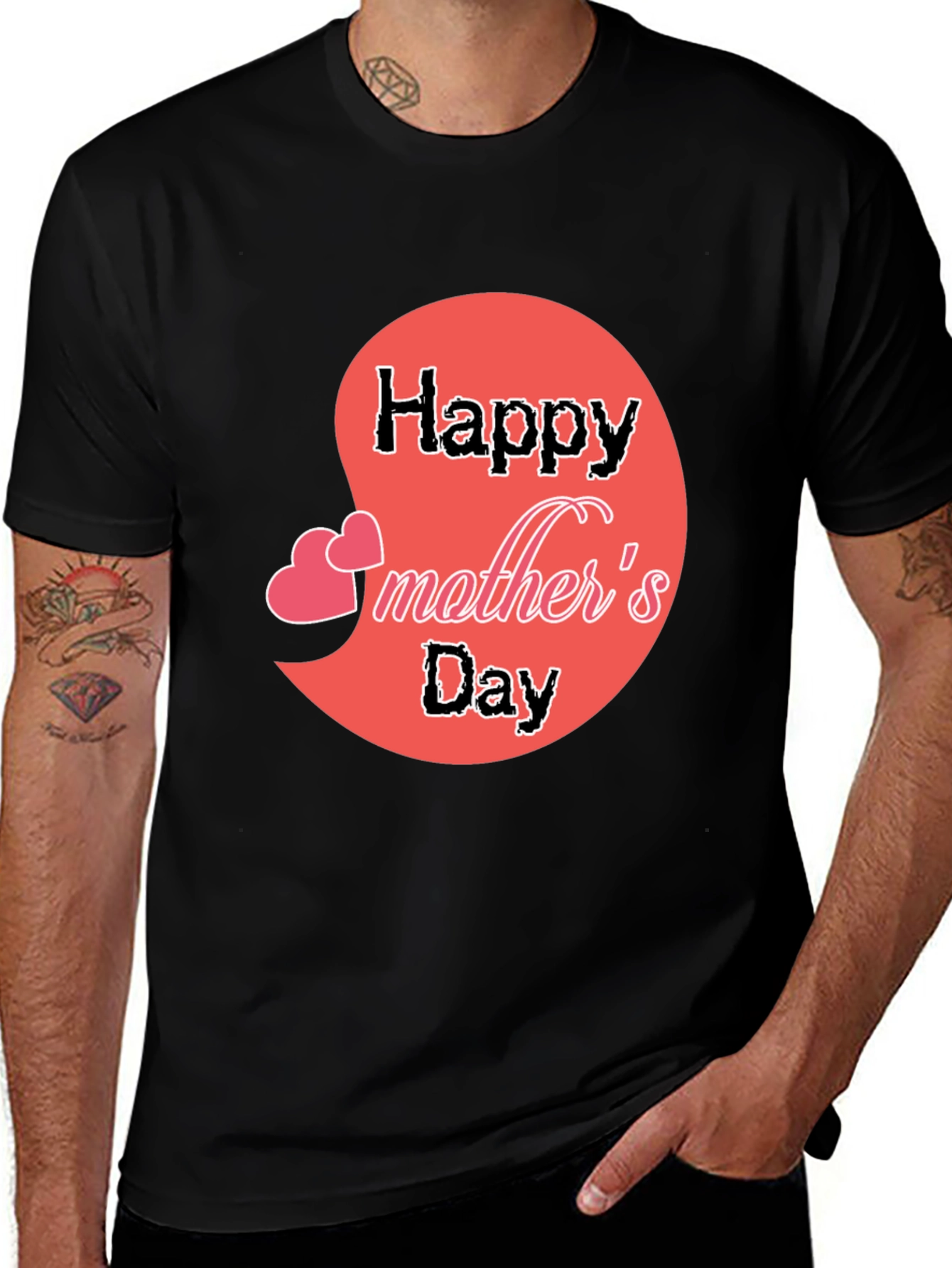 Variant 12 of Happy Mother's Day Black T-Shirt