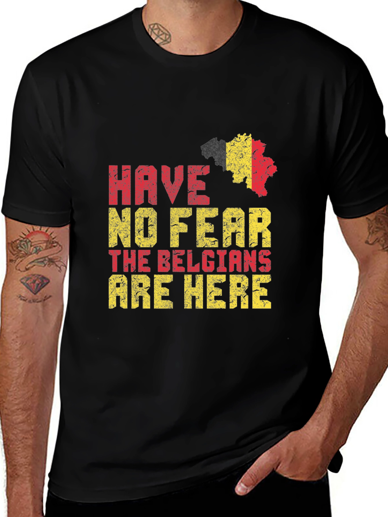 Belgian Pride T-Shirt - Have No Fear Belgians Here