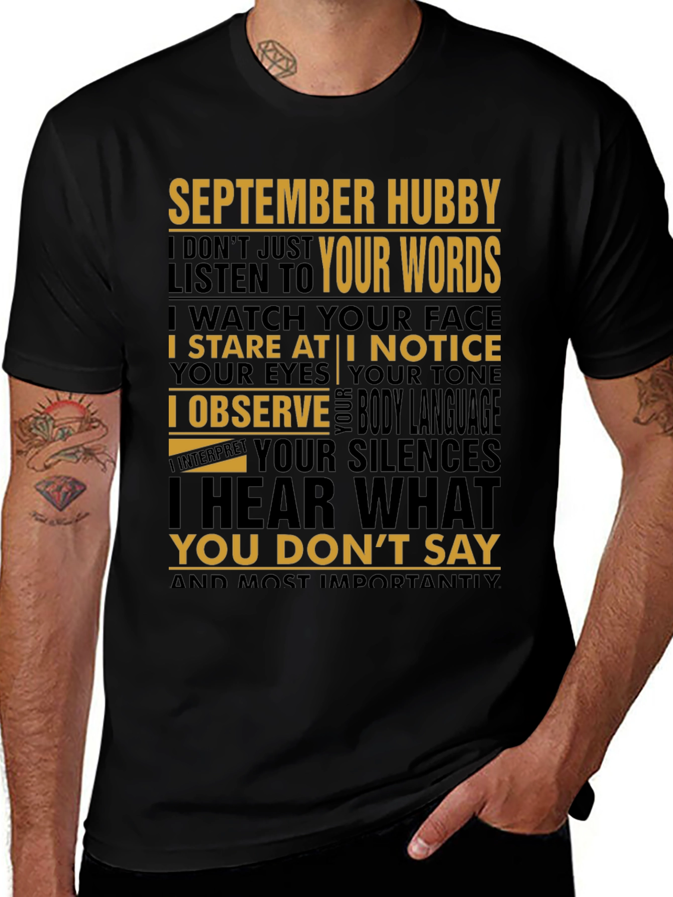 September Hubby Tee - Loving Husband Edition