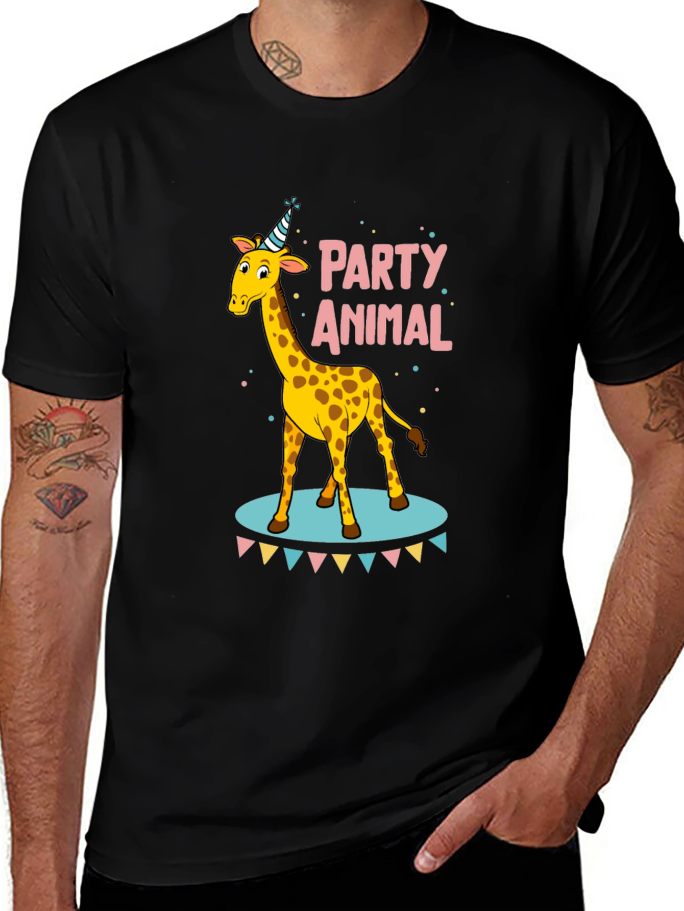 Variant 18 of Party Animal Giraffe T-Shirt