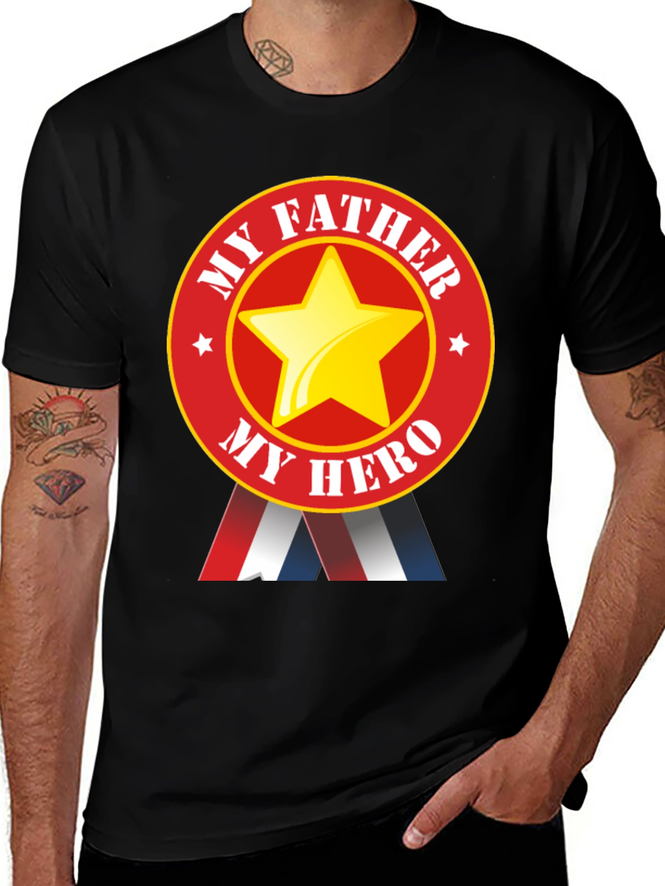 Variant 4 of My Father My Hero Graphic T-Shirt
