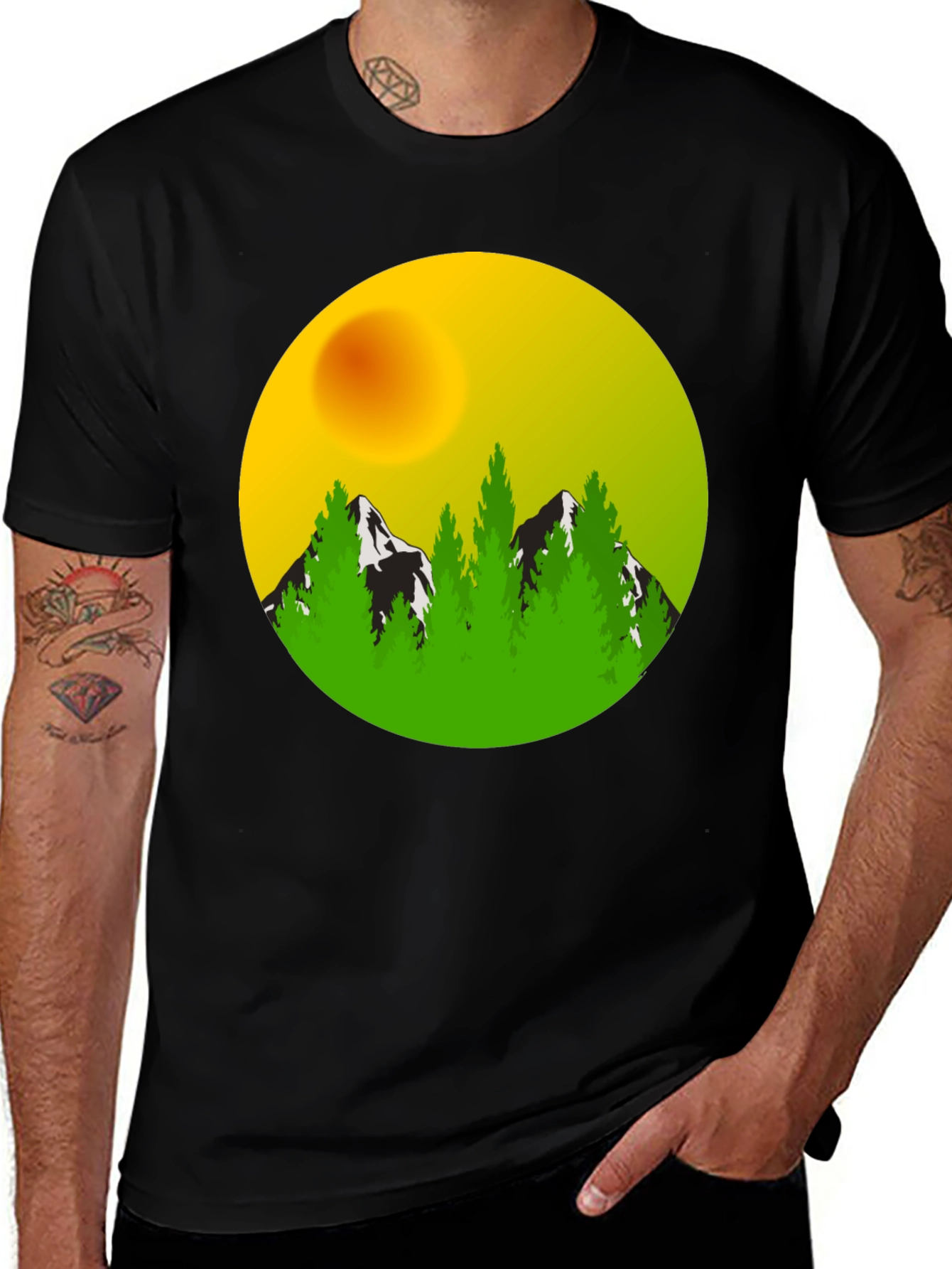 Variant 24 of Nature Inspired Graphic Tee