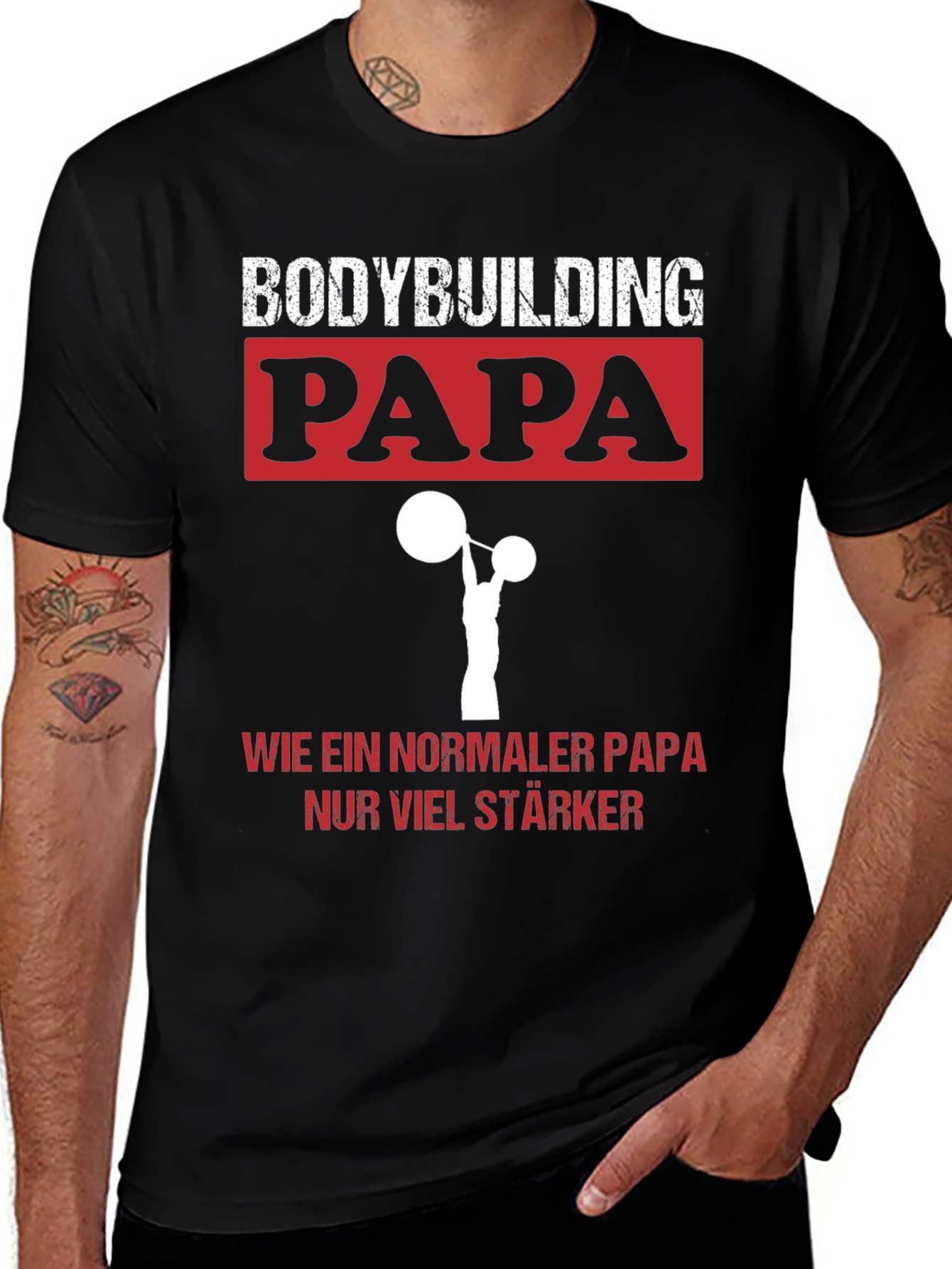 Variant 17 of Bodybuilding Papa T-Shirt