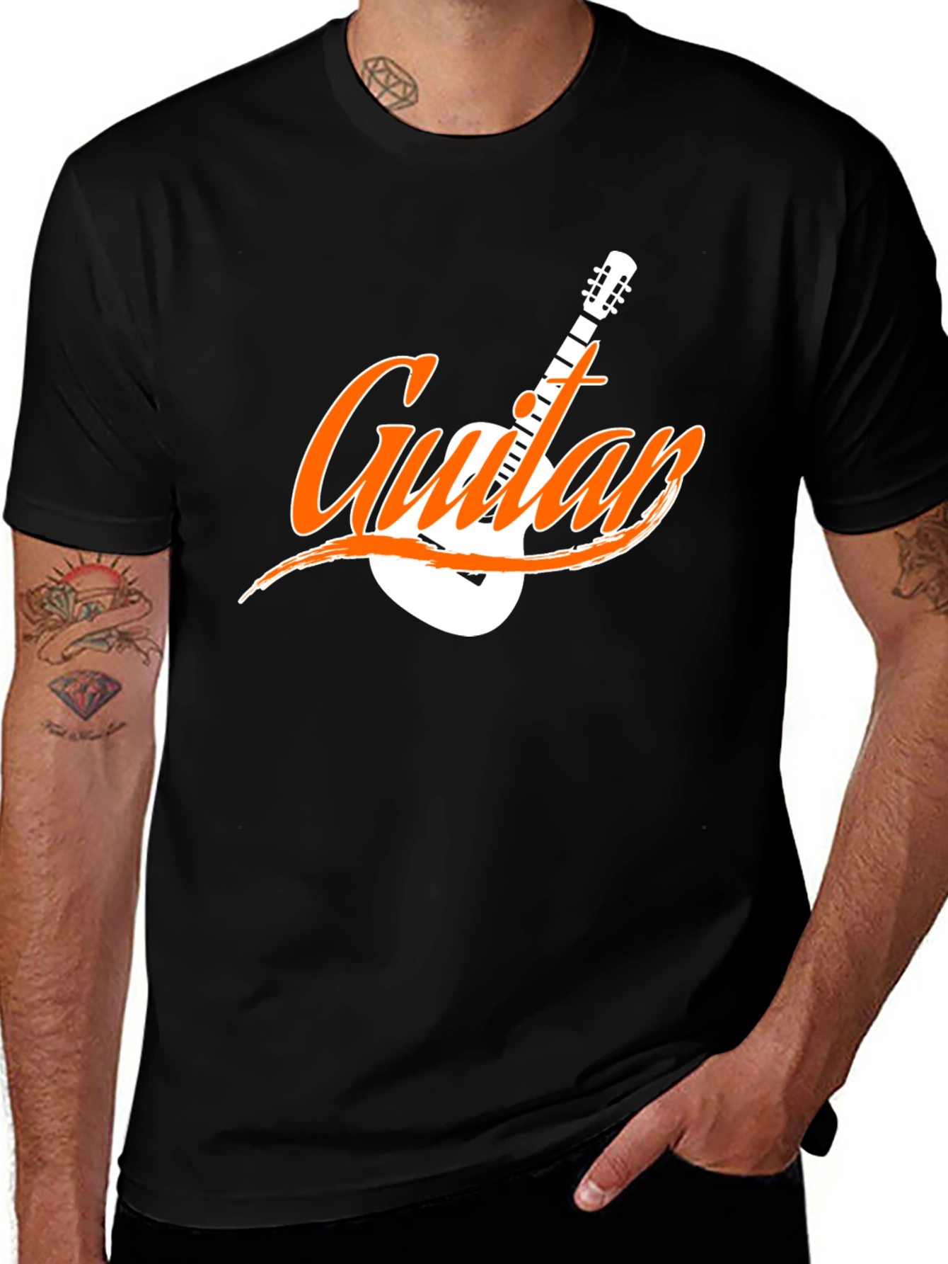 Variant 7 of Guitar T-Shirt - Music Lover Tee