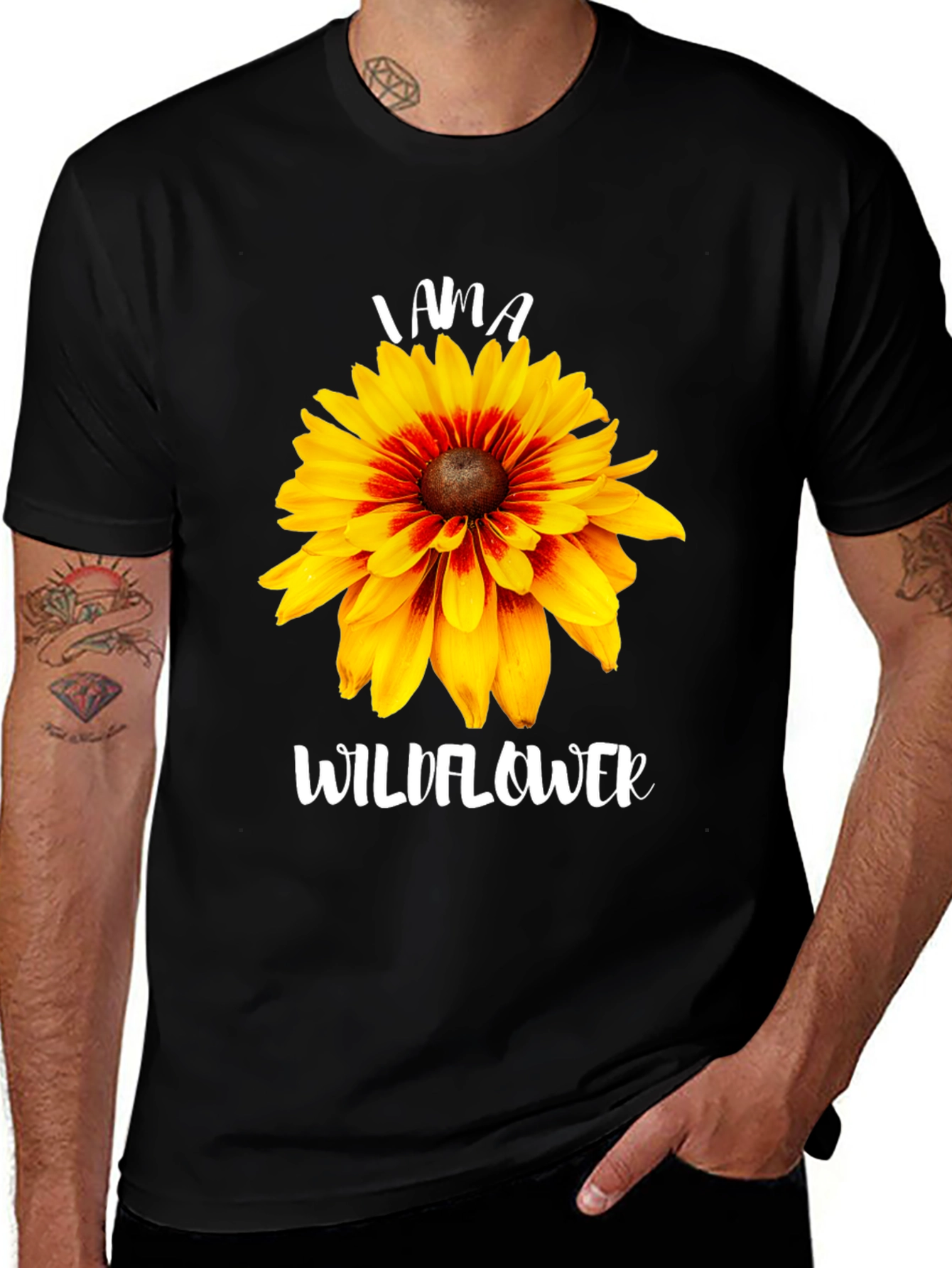 Variant 28 of I am a Wildflower Graphic Tee