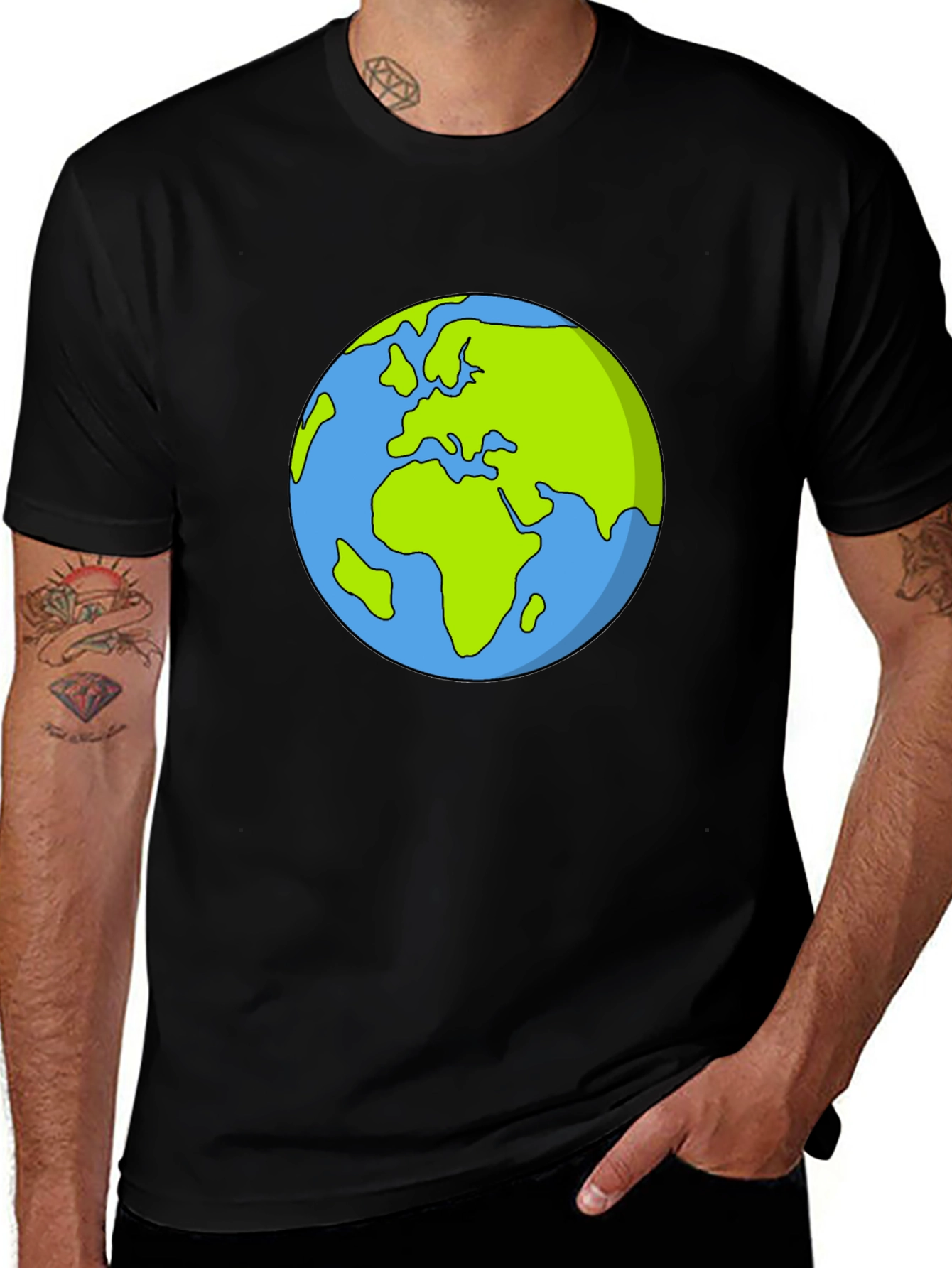 Variant 7 of Earth Graphic T-Shirt - Global Awareness Tee