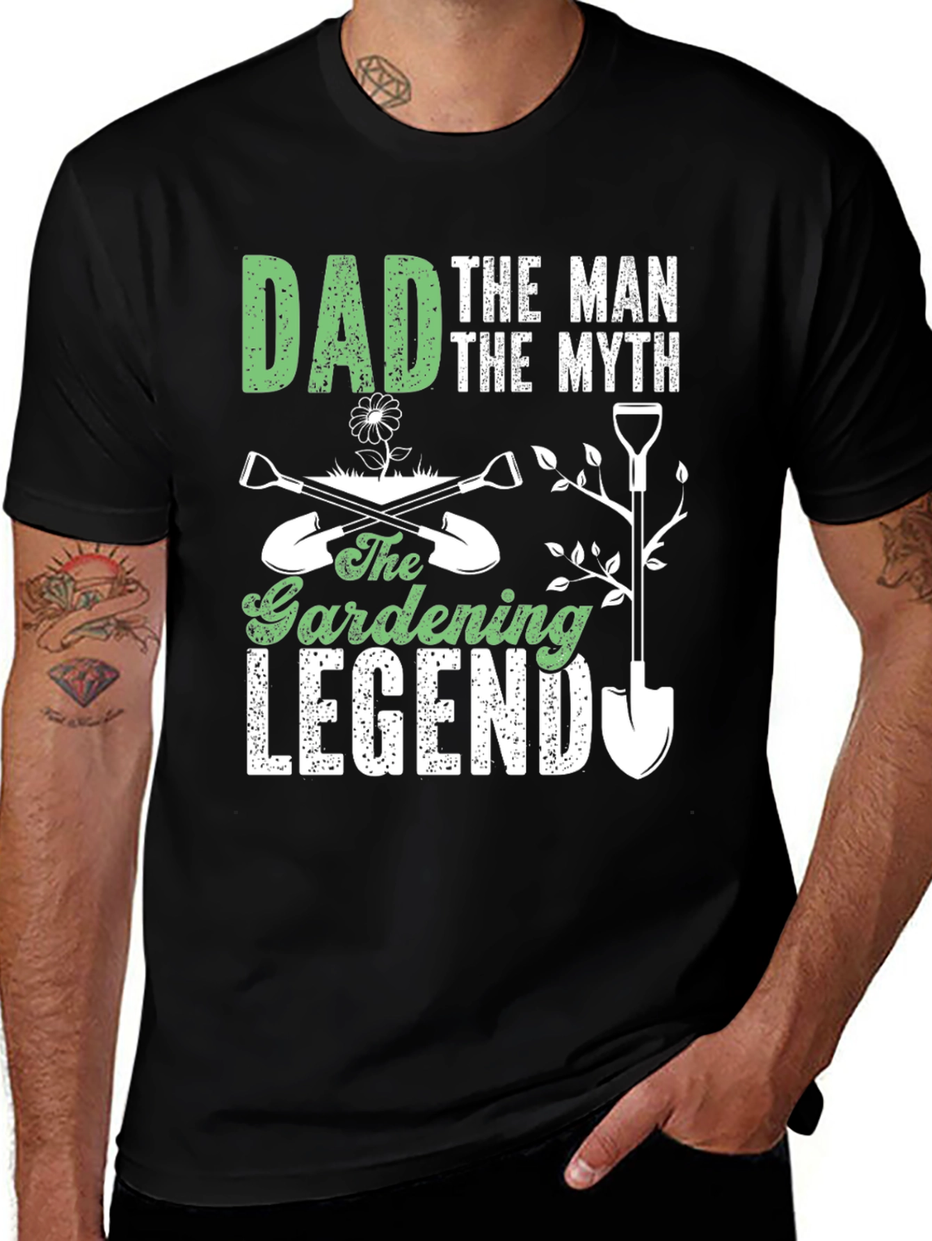 Variant 22 of Dad Gardening Legend T-Shirt - The Man, The Myth