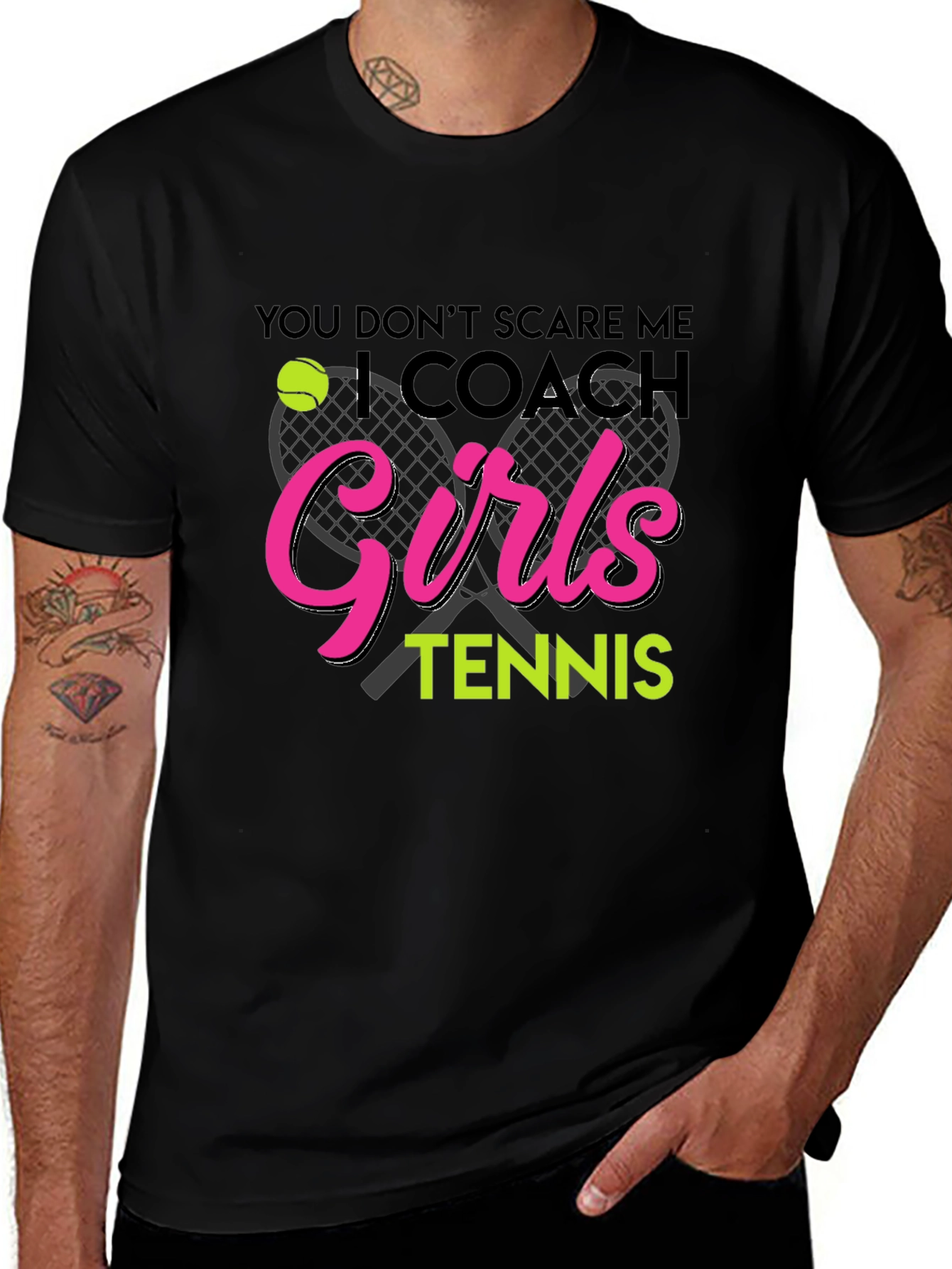 Tennis Coach Girls T-Shirt