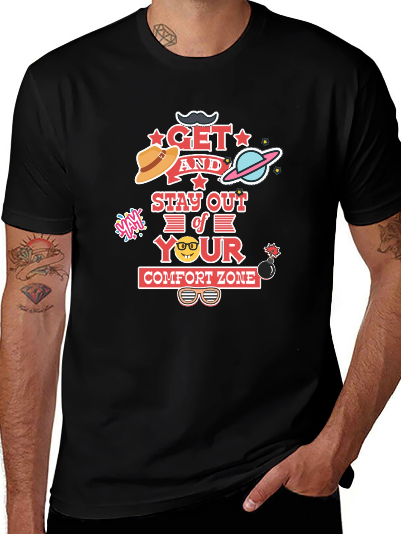 Variant 16 of Get Out of Your Comfort Zone Graphic Tee