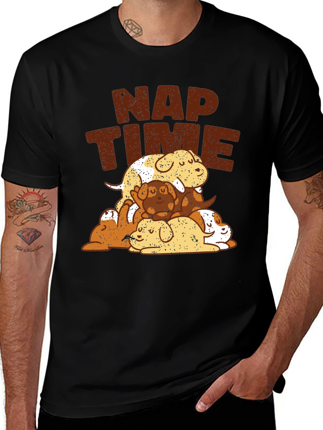 Variant 25 of Nap Time Dogs Graphic Tee