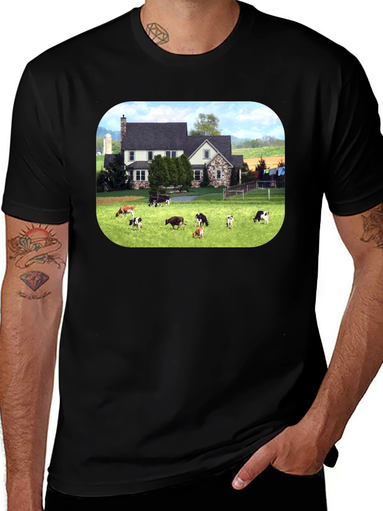 Variant 16 of Rural Farm Life Tee