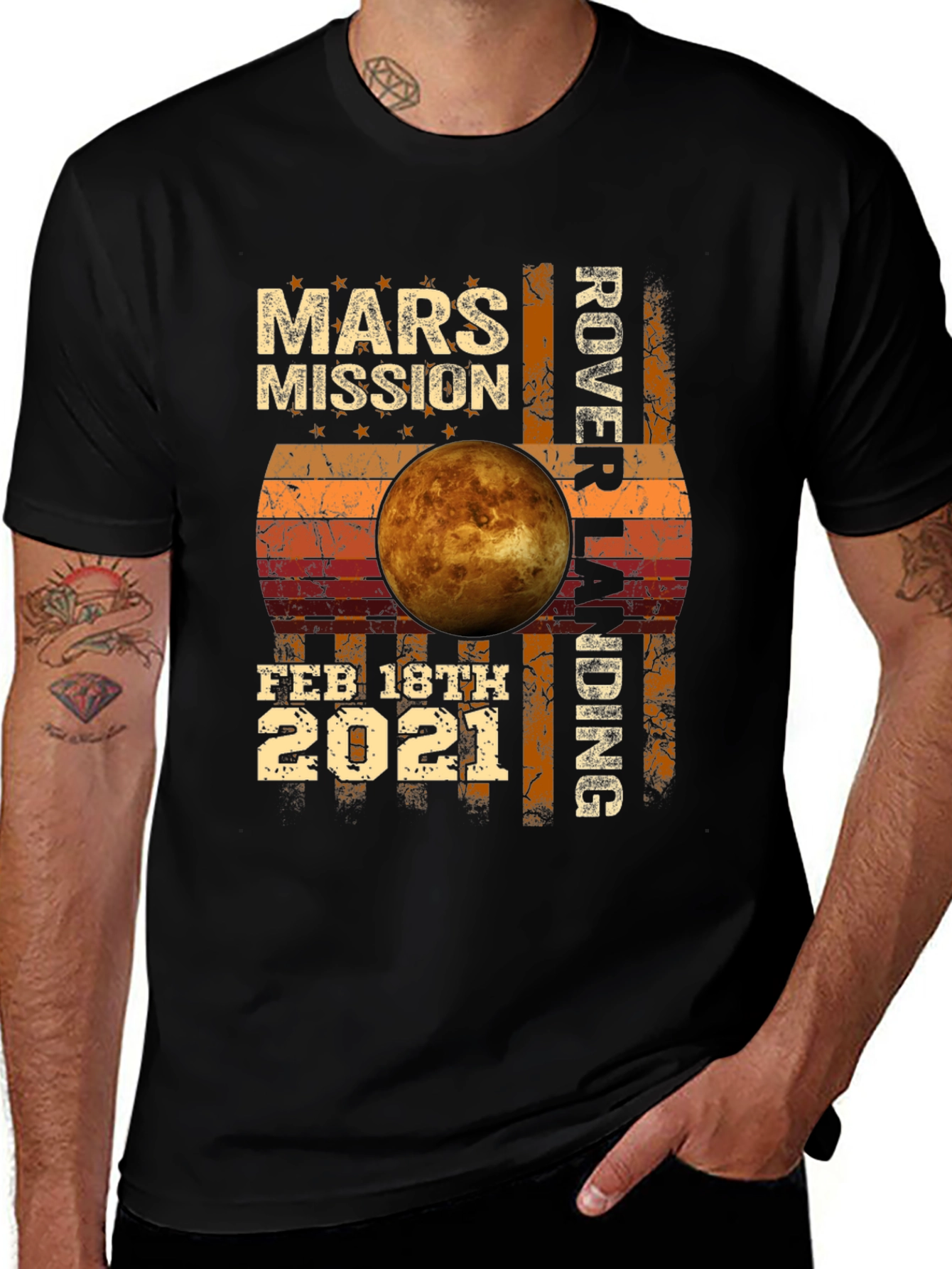 Mars Mission Rover Landing Feb 18th 2021 T-Shirt