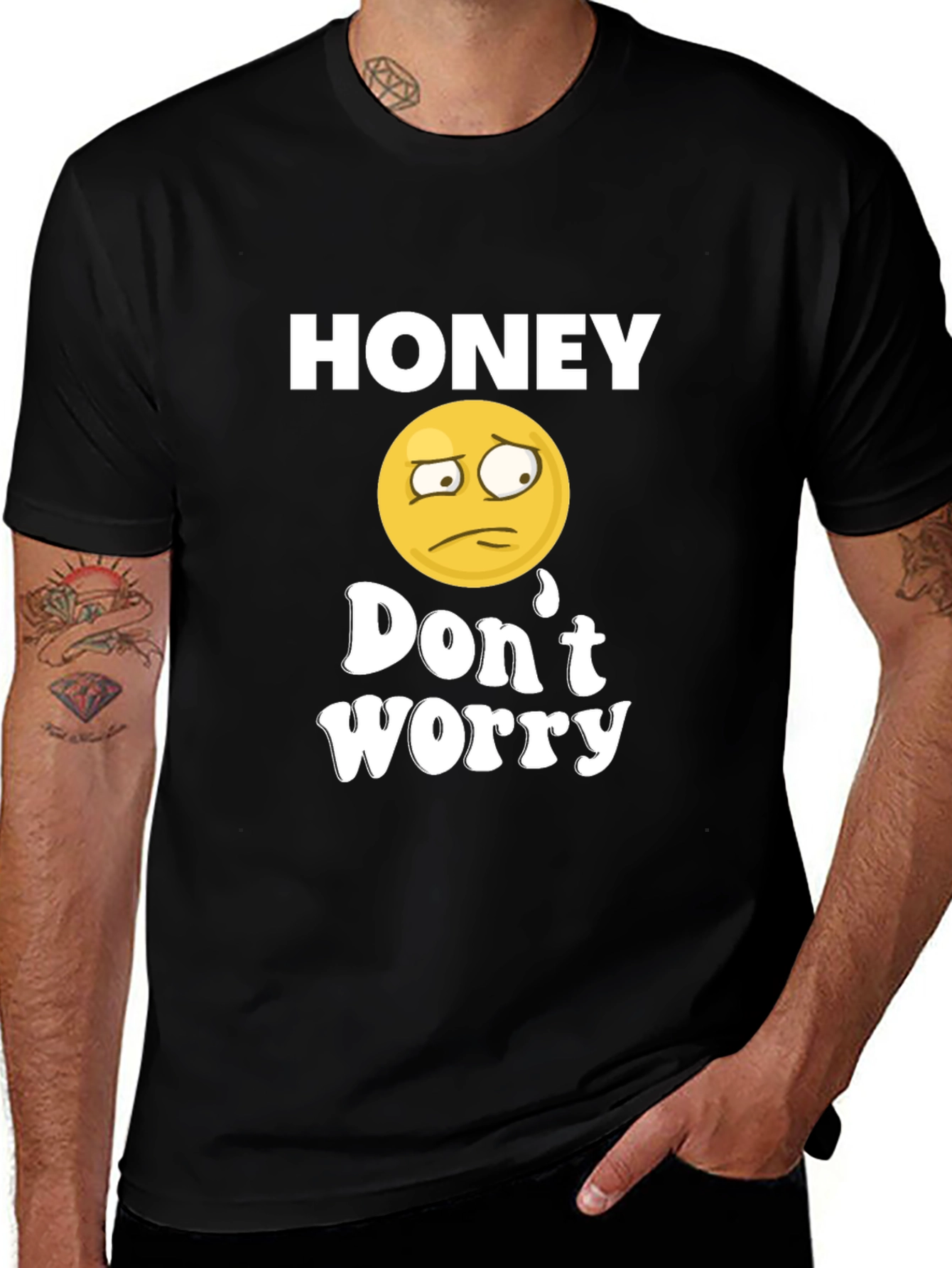Variant 10 of Honey Don't Worry Graphic Tee