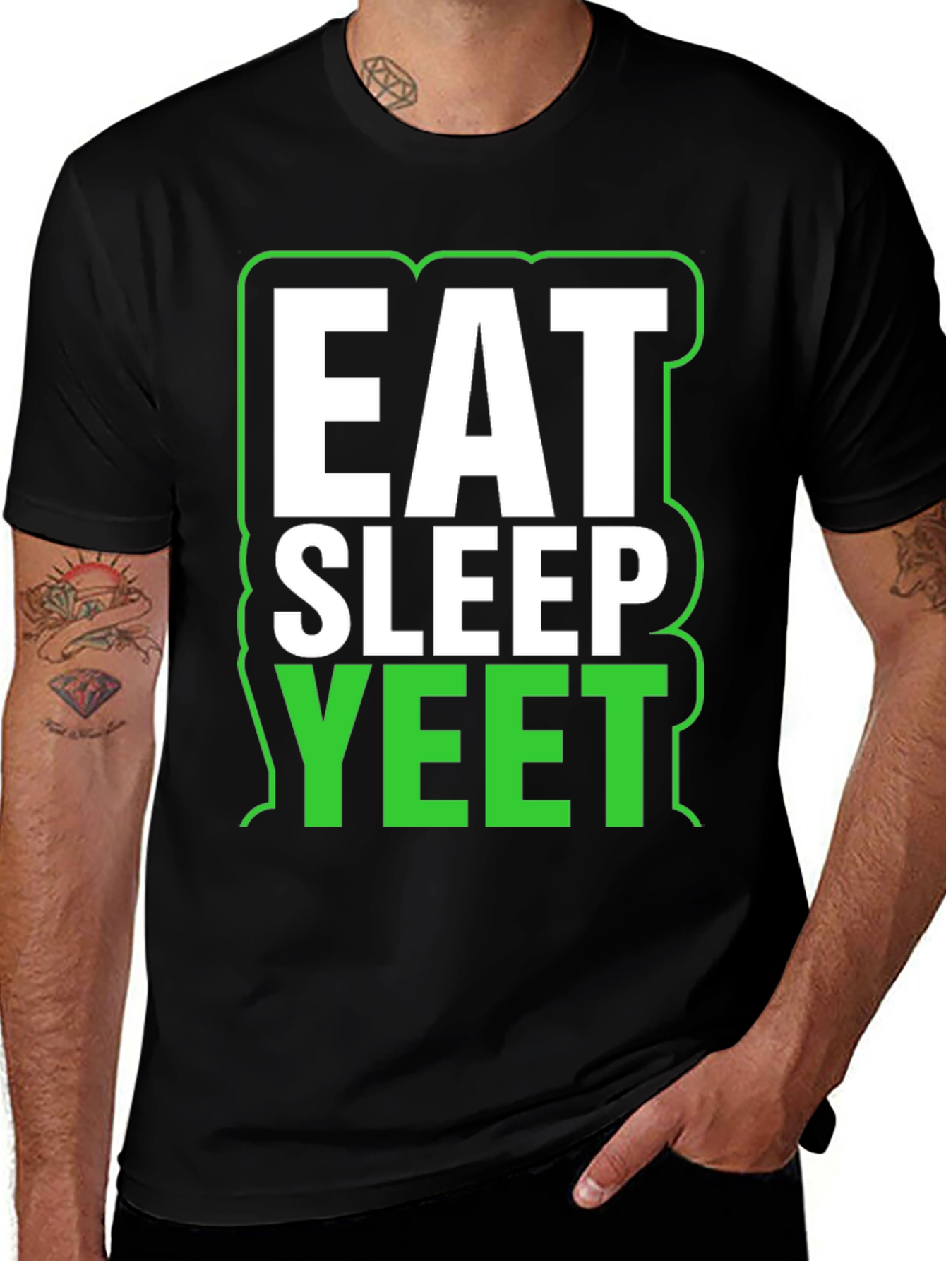 Variant 20 of Eat Sleep Yeet T-Shirt, Funny Gamer Tee