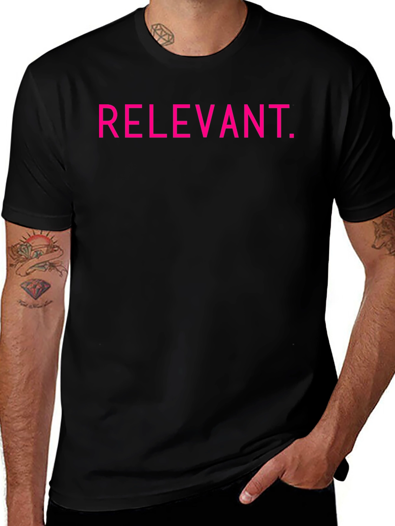 Variant 12 of Relevant Statement Tee - Modern Comfort