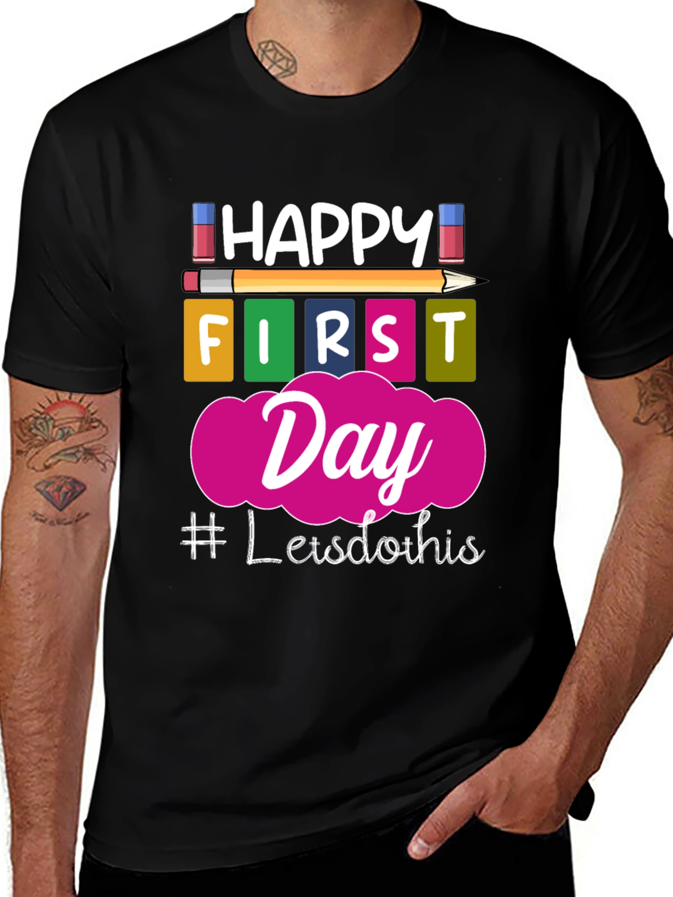 Variant 10 of Happy First Day School T-Shirt