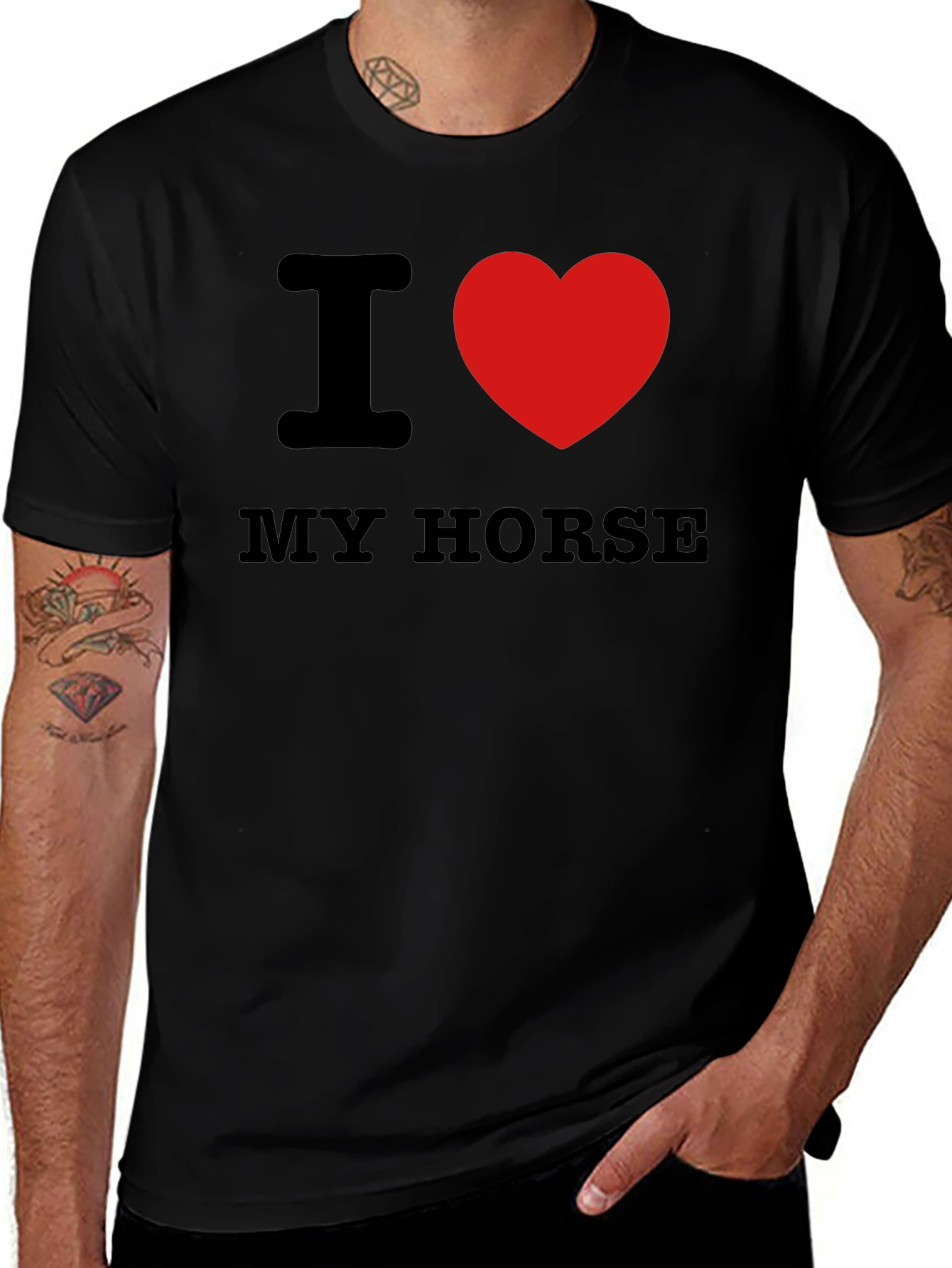 Variant 14 of I Heart My Horse Graphic T-Shirt