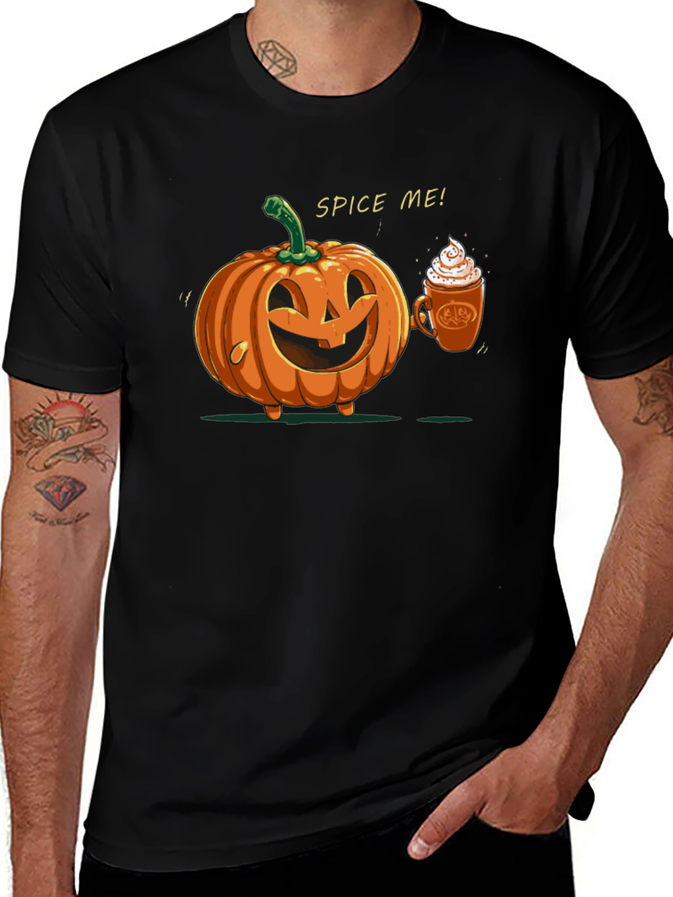 Variant 13 of Spice Me Pumpkin T-Shirt - Halloween Fall Apparel