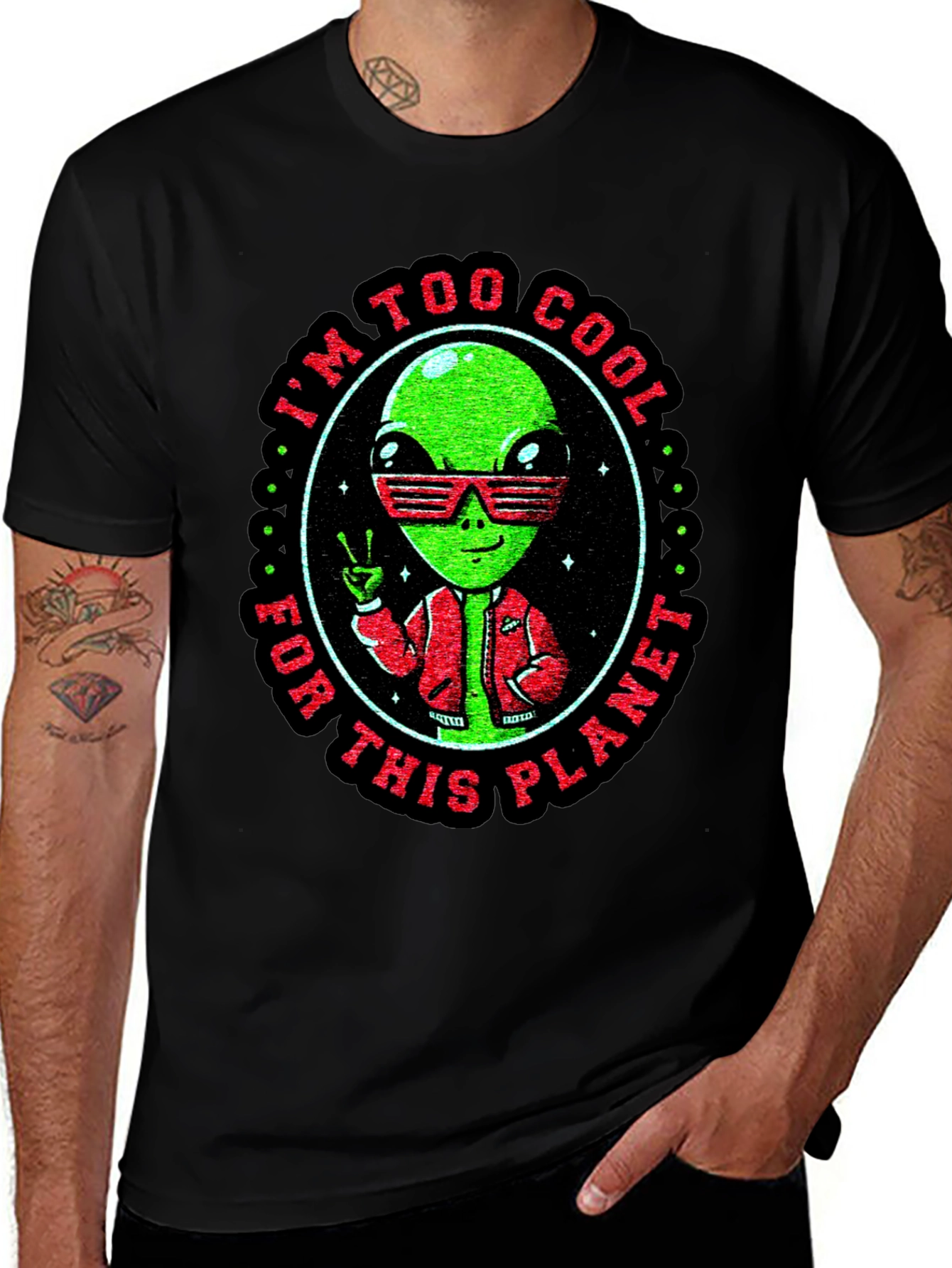 I'm Too Cool Alien T-Shirt