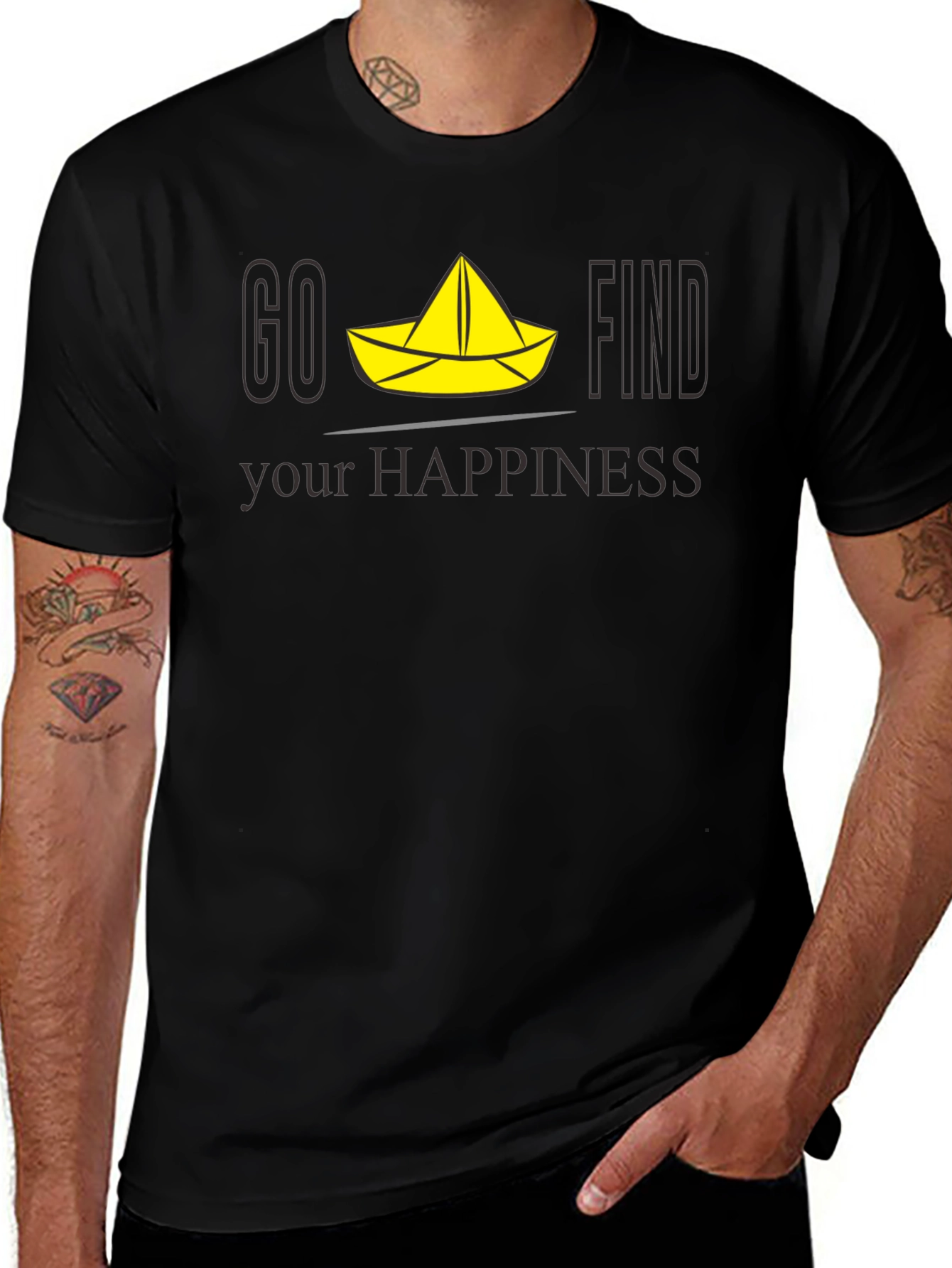 Variant 16 of Go Find Your Happiness T-Shirt